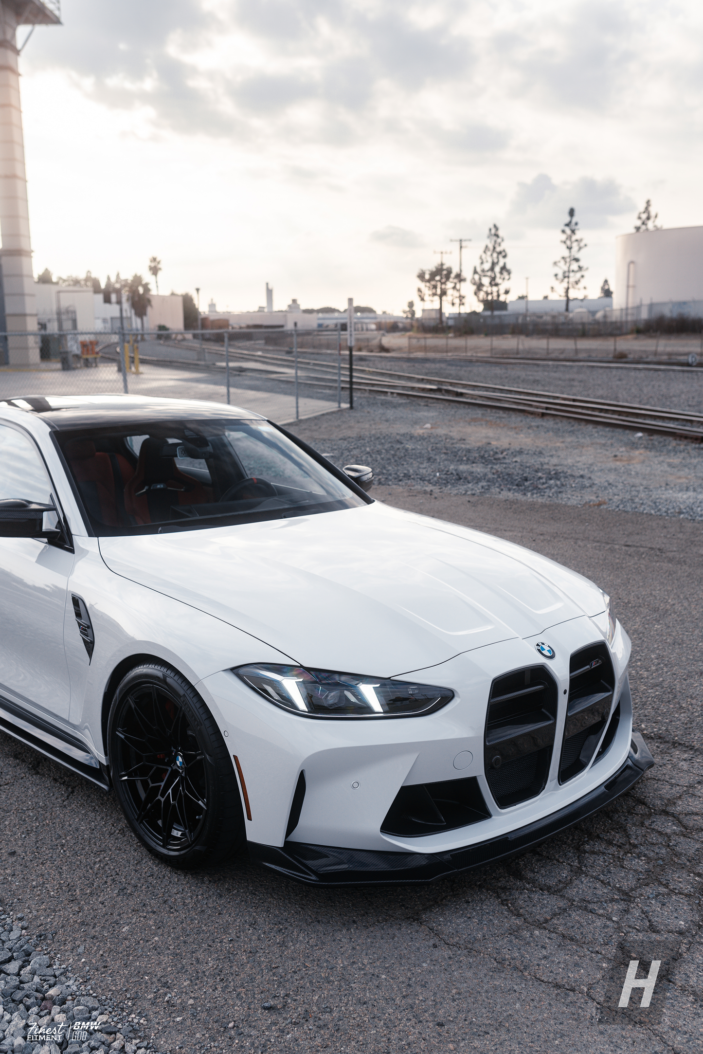 VR1 (V Style) Dry Carbon Fiber Front Grill - G80 M3 | G82 / G83 M4
