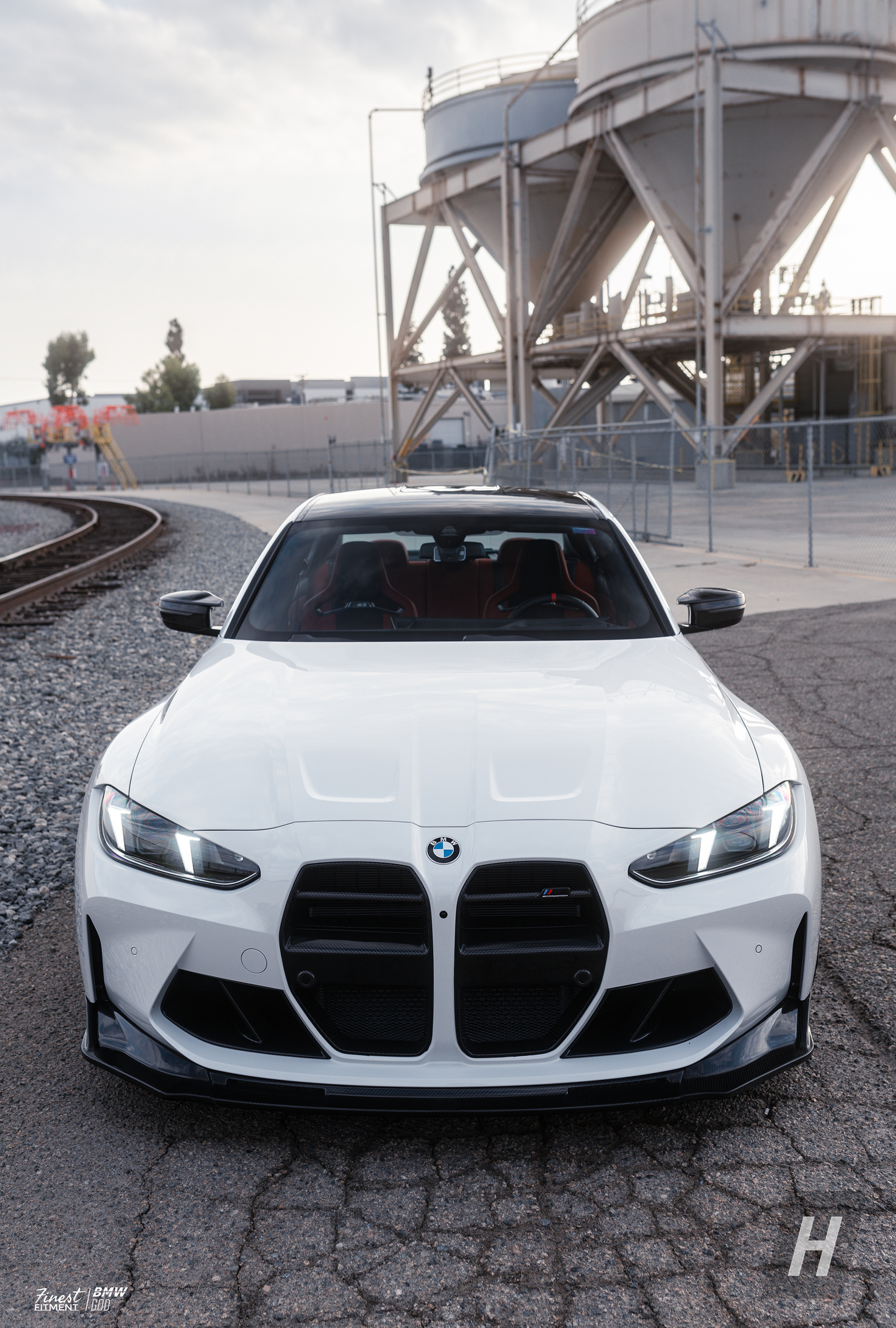 VR1 (V Style) Dry Carbon Fiber Front Grill - G80 M3 | G82 / G83 M4