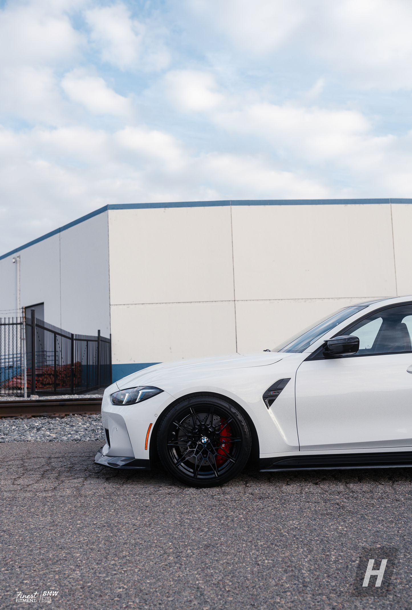 R1 Style Carbon Fiber Side Skirt Extensions - G80 M3