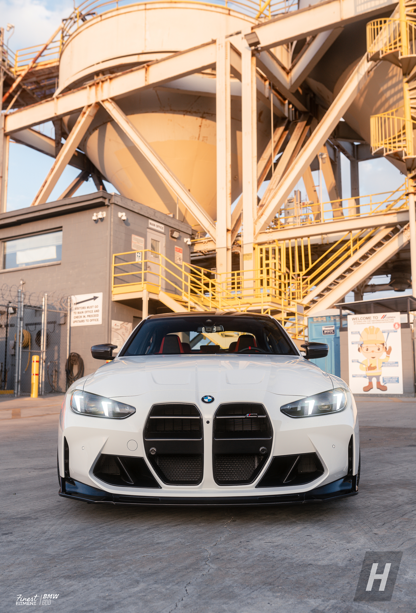 VR1 (V Style) Dry Carbon Fiber Front Grill - G80 M3 | G82 / G83 M4