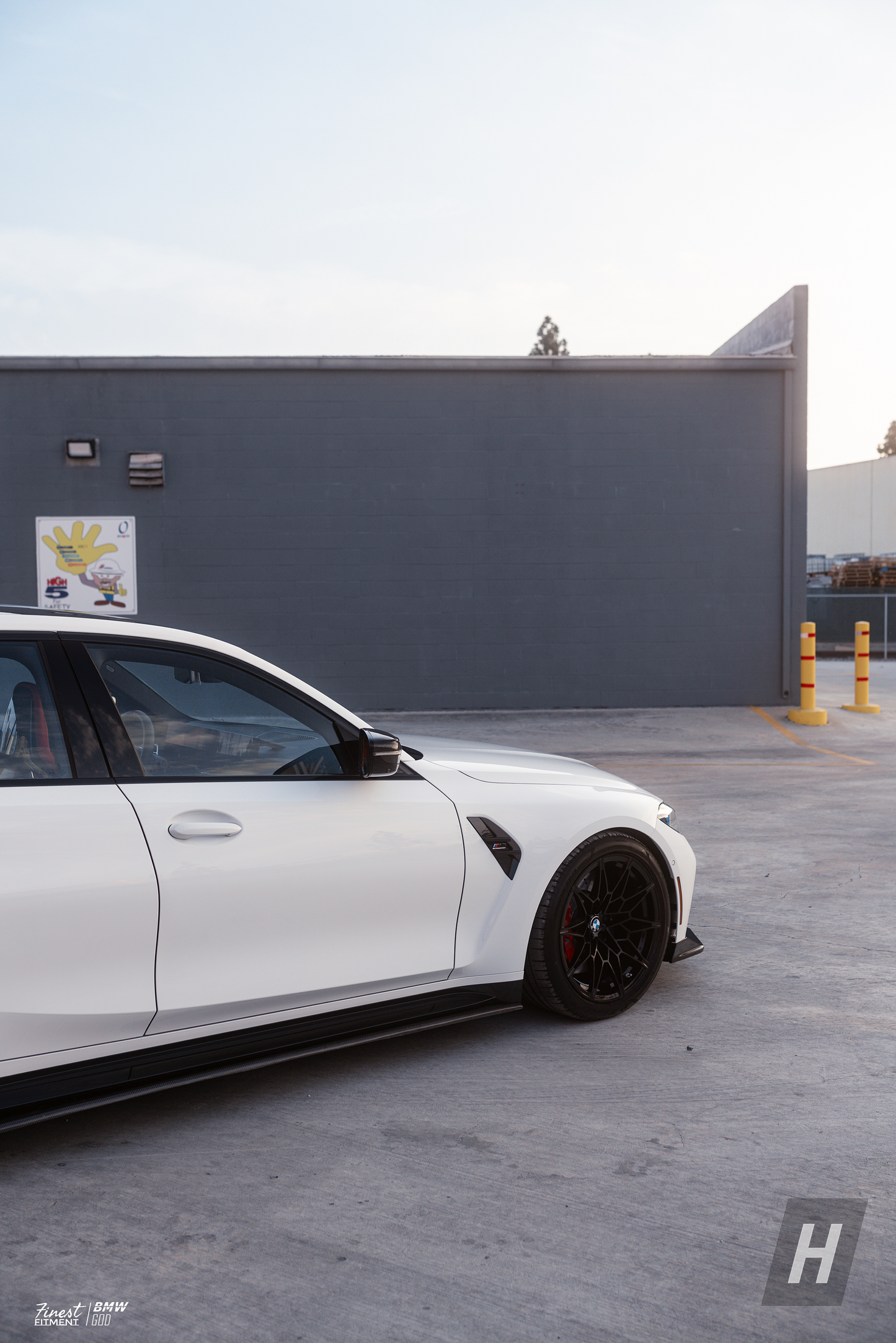 R1 Style Carbon Fiber Side Skirt Extensions - G80 M3