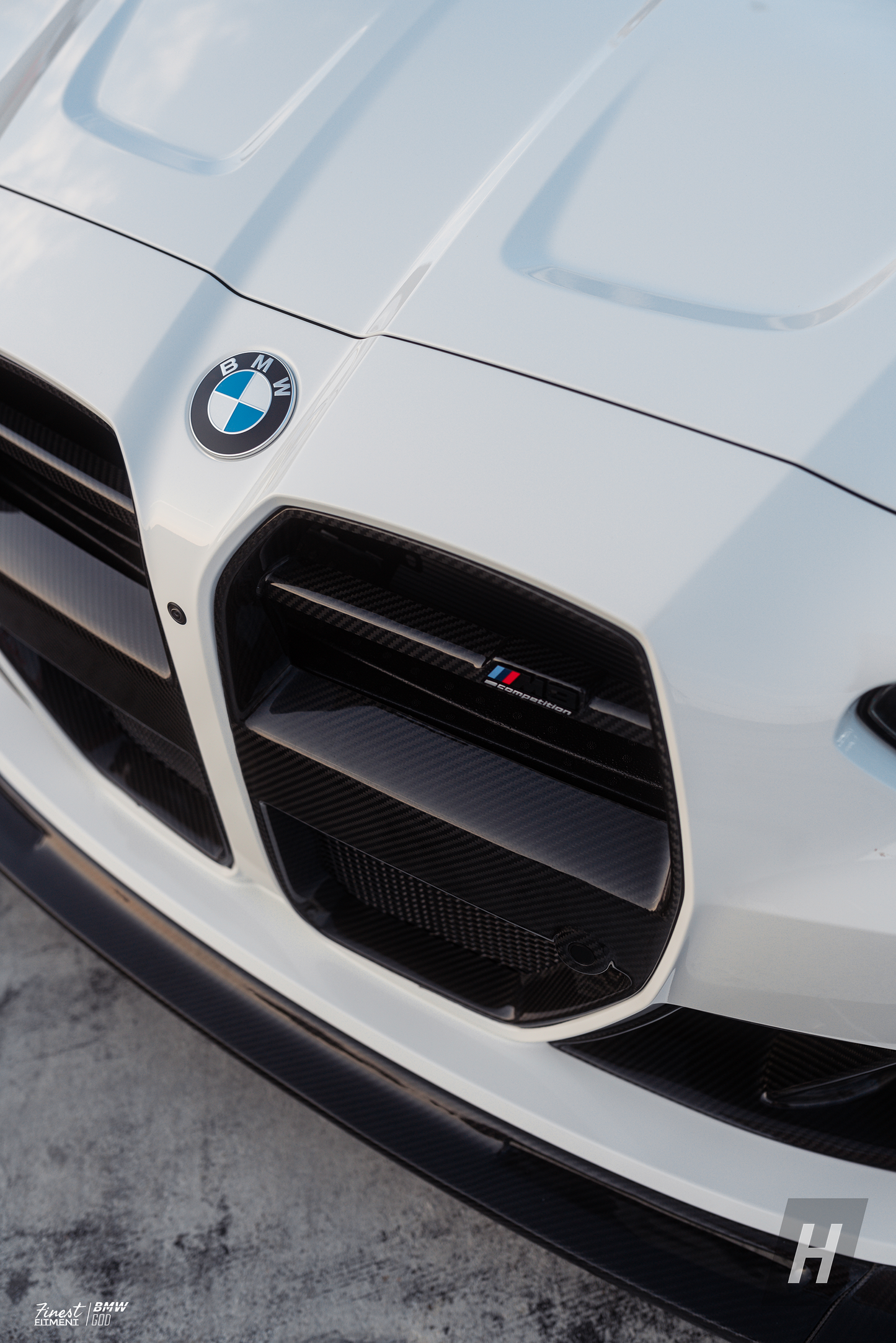VR1 (V Style) Dry Carbon Fiber Front Lip - G80 M3 | G82 / G83 M4