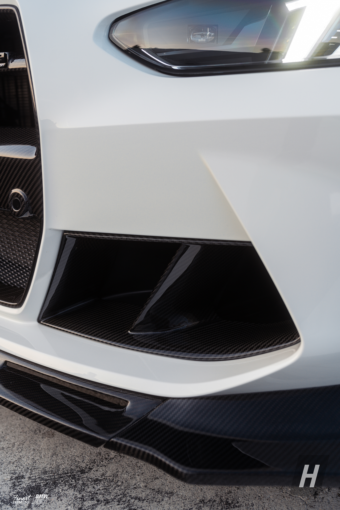 VR1 (V Style) Dry Carbon Fiber Front Lip - G80 M3 | G82 / G83 M4
