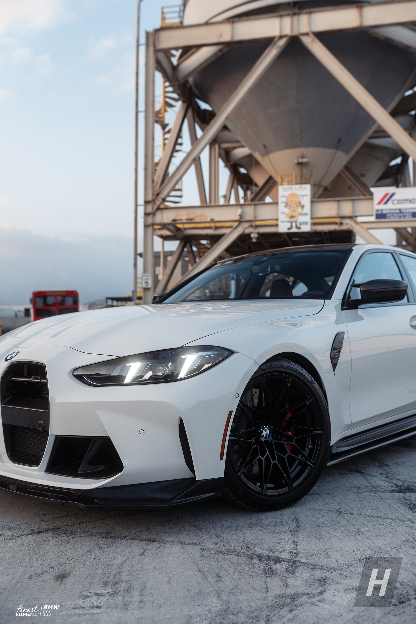 VR1 (V Style) Dry Carbon Fiber Front Lip - G80 M3 | G82 / G83 M4