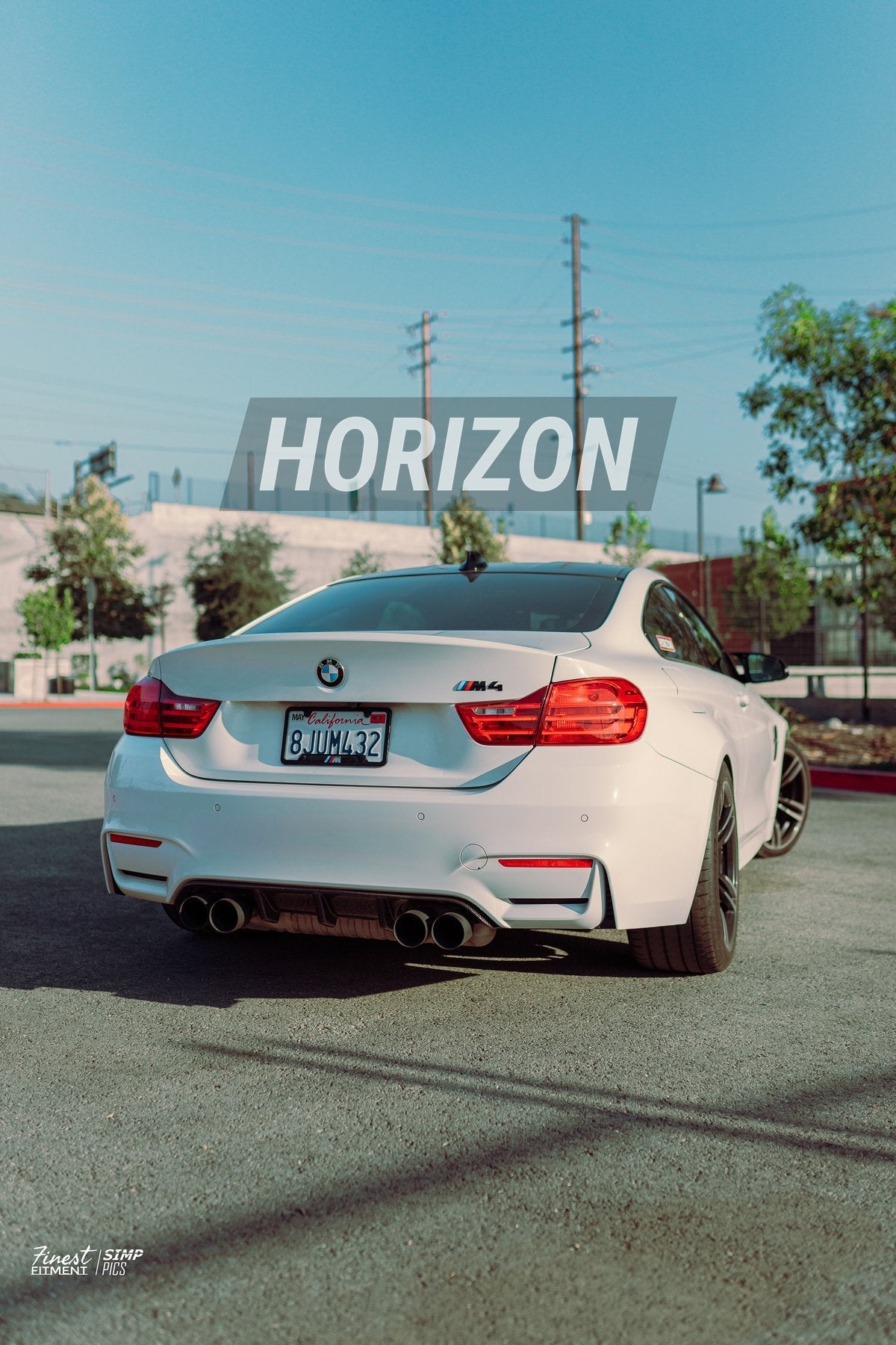 OEM BMW Gloss Black M4 Trunk Emblem - F82 / F83 M4