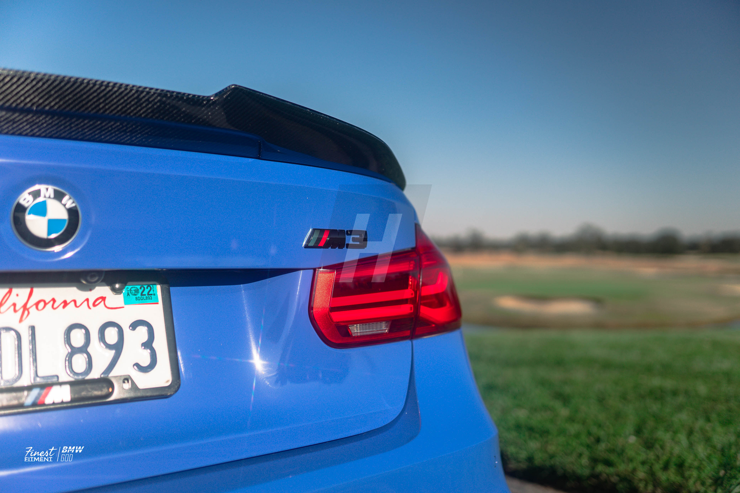 P Style V2 Dry Carbon Fiber Trunk Lip Spoiler - F80 M3 | F30 3-SERIES