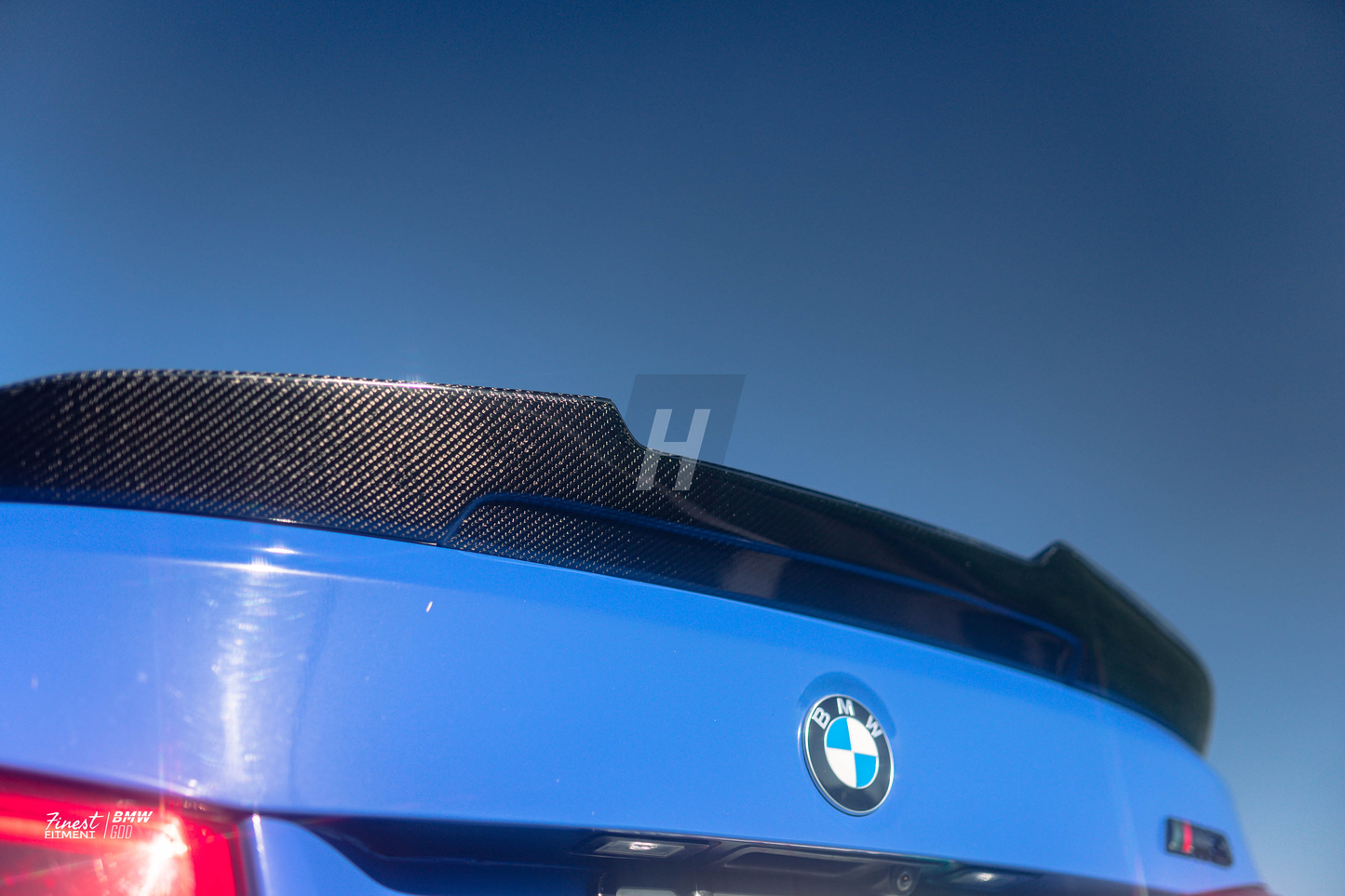 P Style V2 Dry Carbon Fiber Trunk Lip Spoiler - F80 M3 | F30 3-SERIES