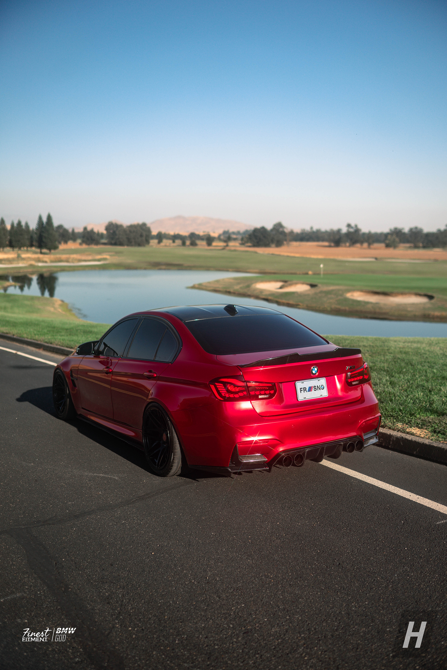 V Style 3-Piece Carbon Fiber Diffuser - F80 M3 | F82 / F83 M4