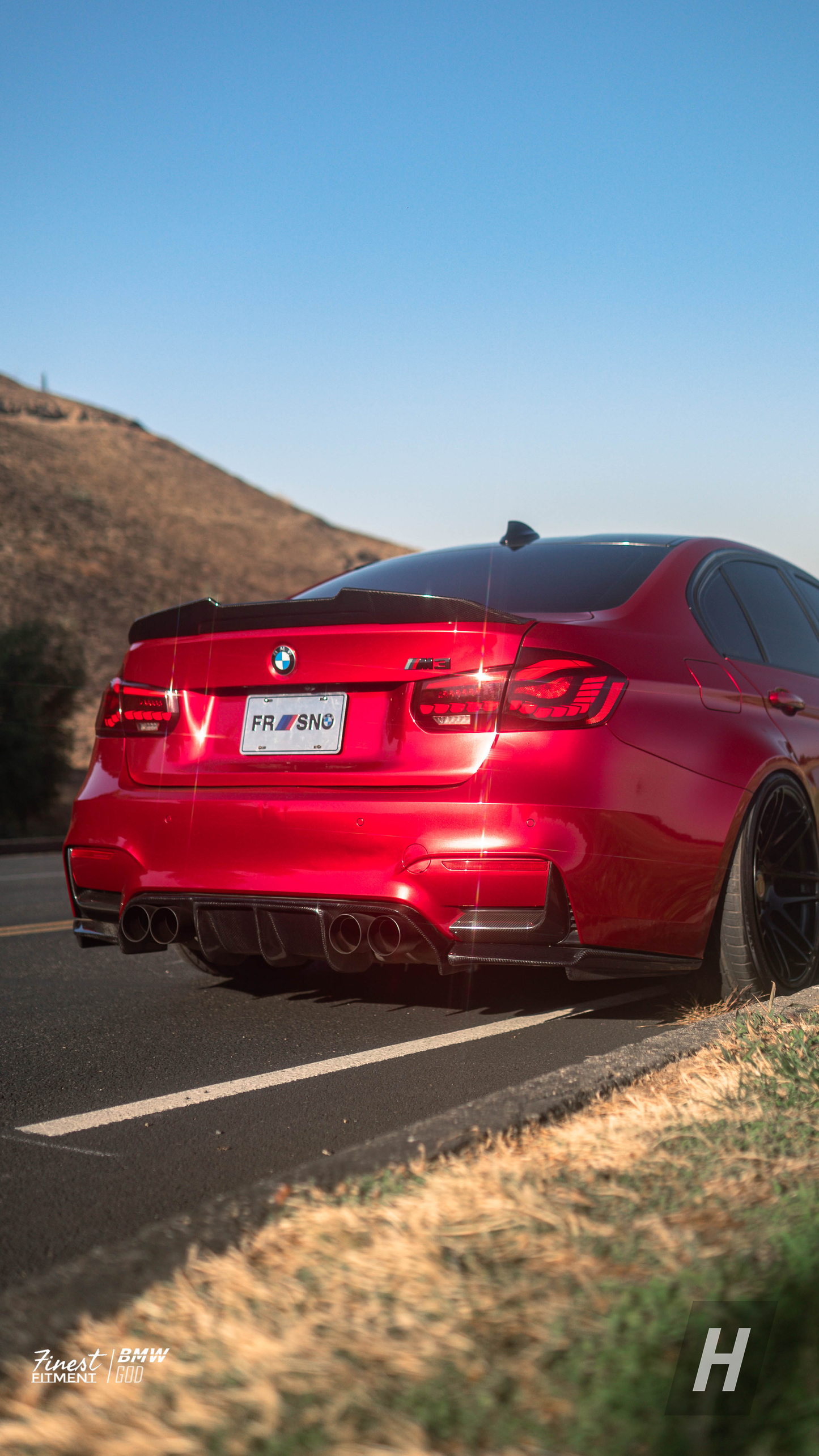 V Style 3-Piece Carbon Fiber Diffuser - F80 M3 | F82 / F83 M4