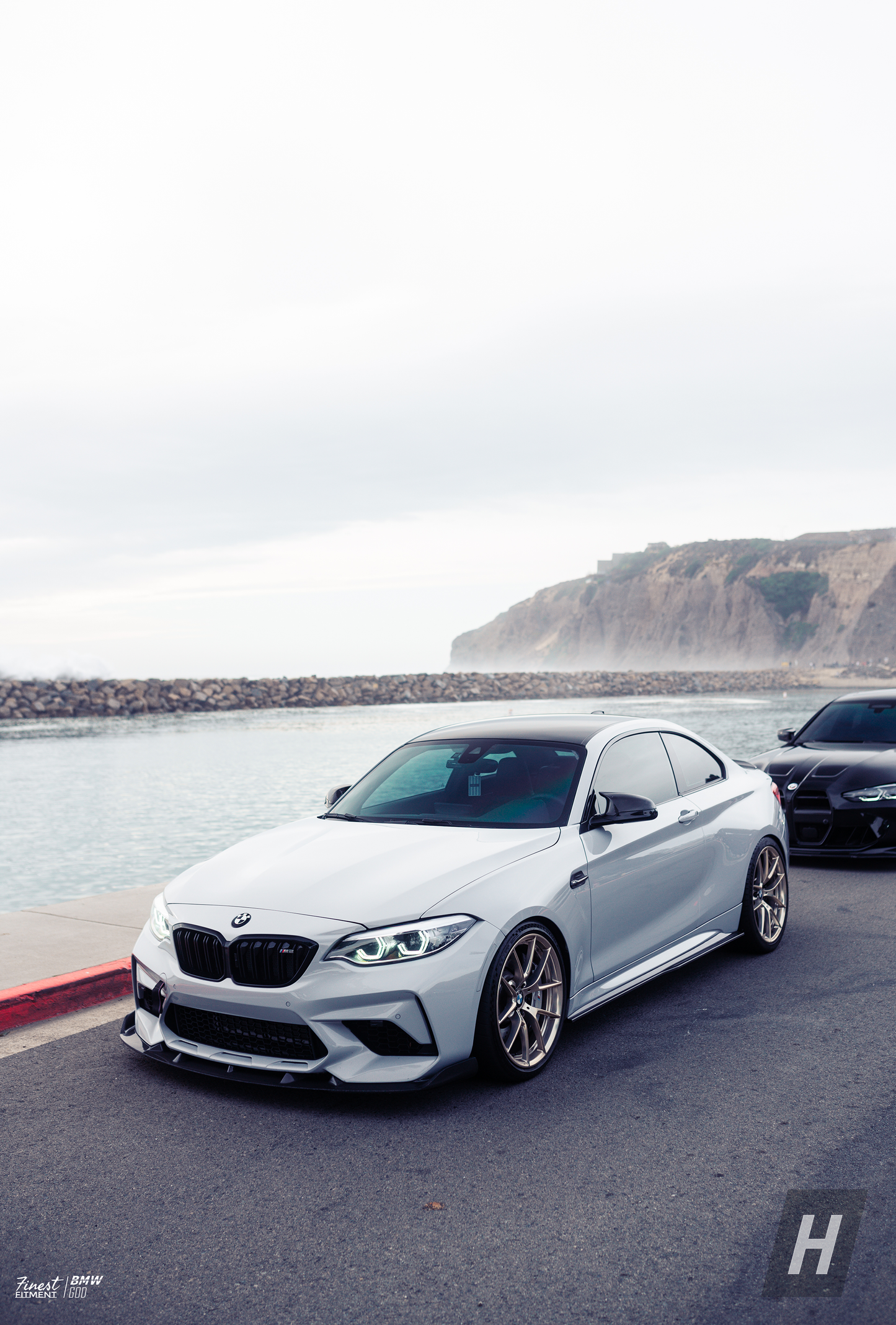 3D Style Carbon Fiber Front Lip - F87 M2C