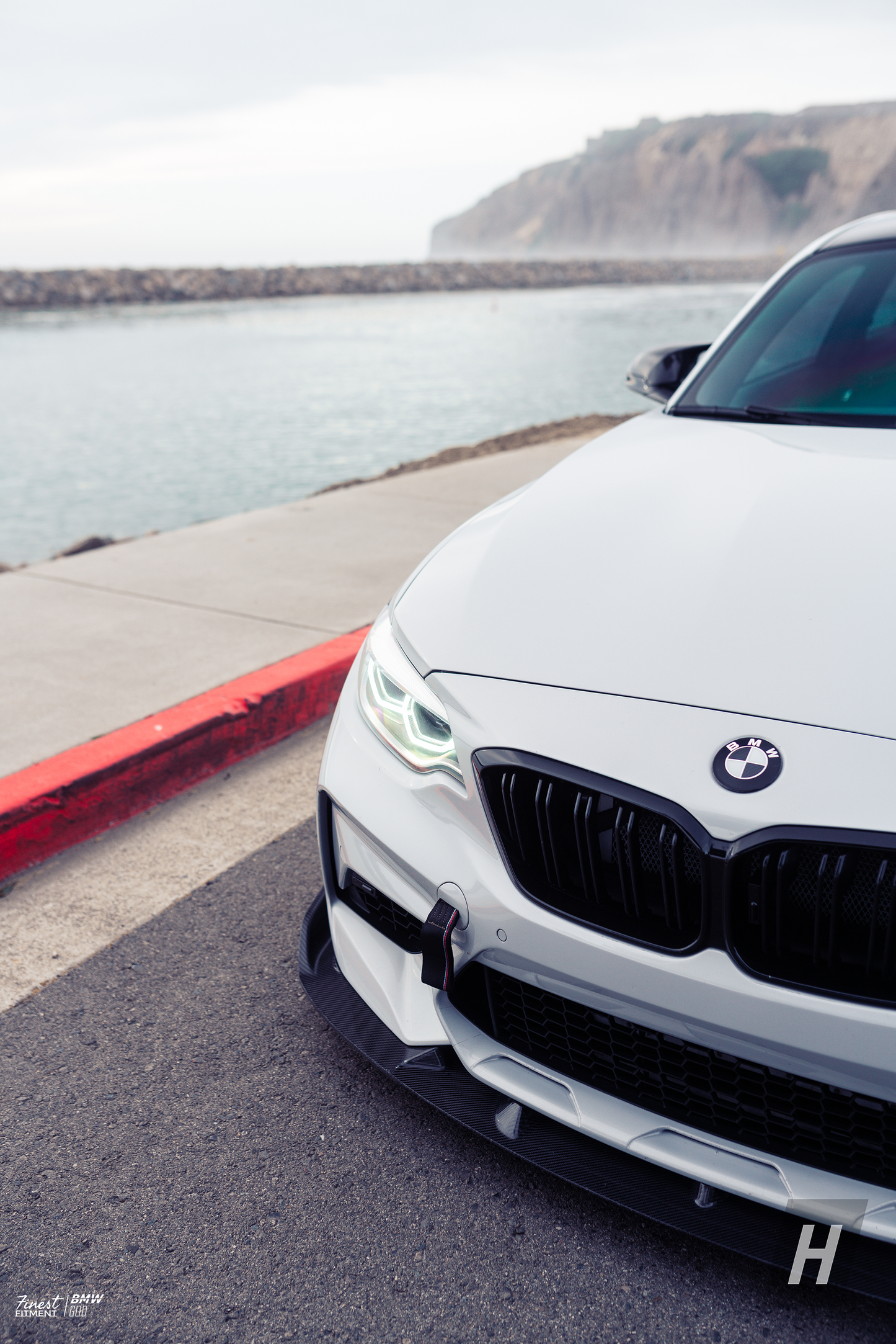 3D Style Carbon Fiber Front Lip - F87 M2C