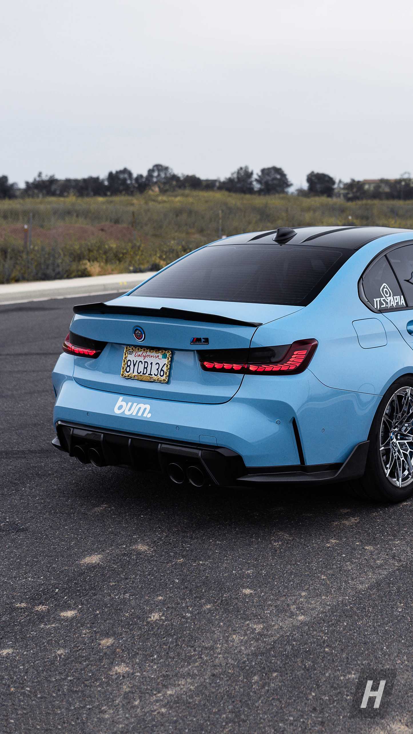 PSM Style (High Kick) Dry Carbon Fiber Trunk Lip / Spoiler - G20 3-Series | G80 M3