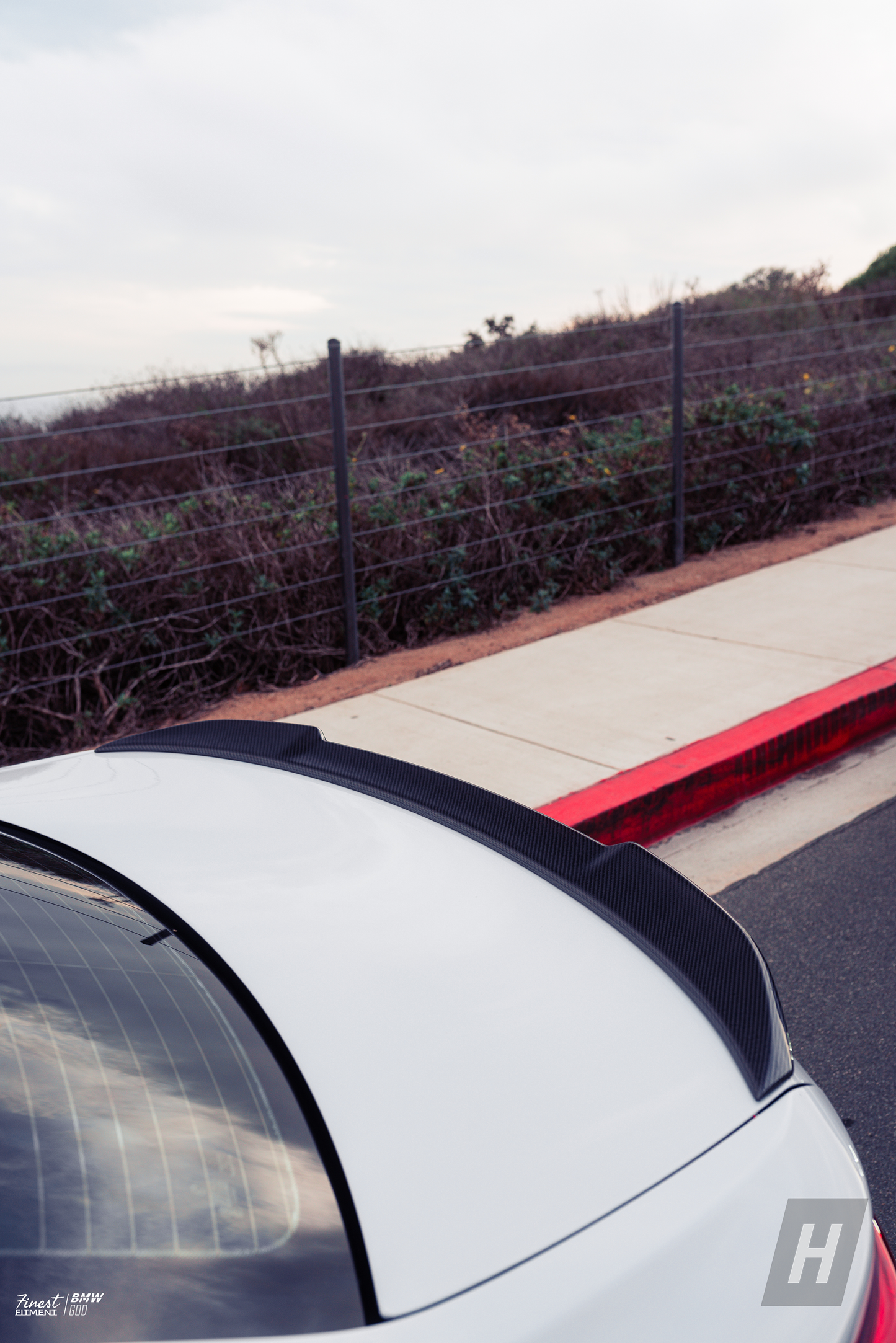 CS V2 Dry Carbon Fiber Trunk Lip / Spoiler - F22 2-Series | F87 M2