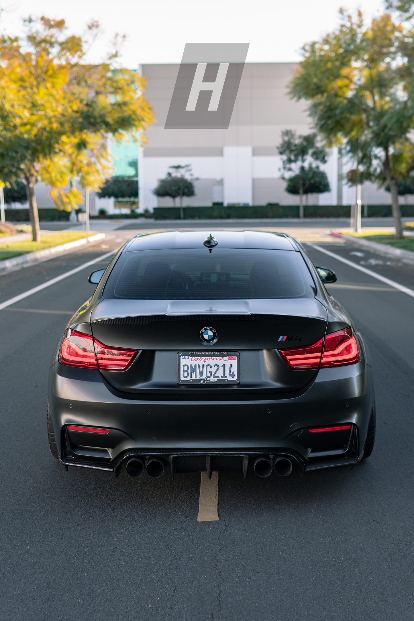 V Style 3-Piece Carbon Fiber Diffuser - F80 M3 | F82 / F83 M4