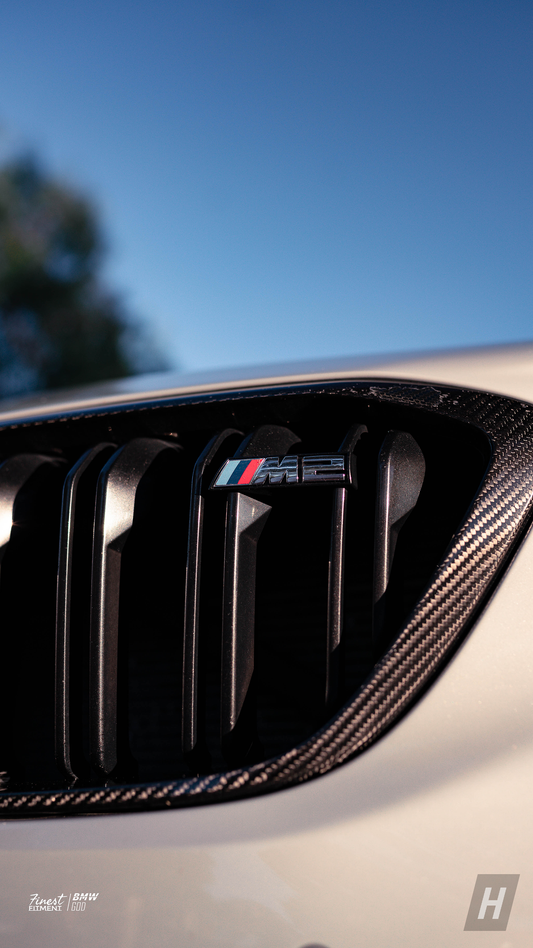 Performance V1 Carbon Fiber Kidney Grill Cover - F87 M2C
