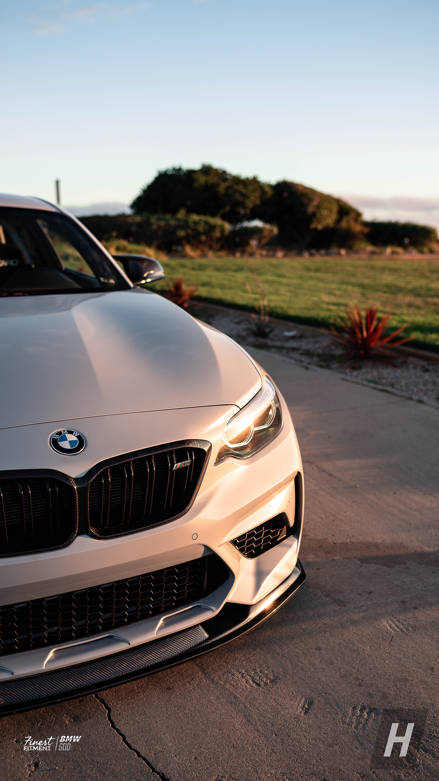 GTS V1 Carbon Fiber Front Lip - F87 M2C