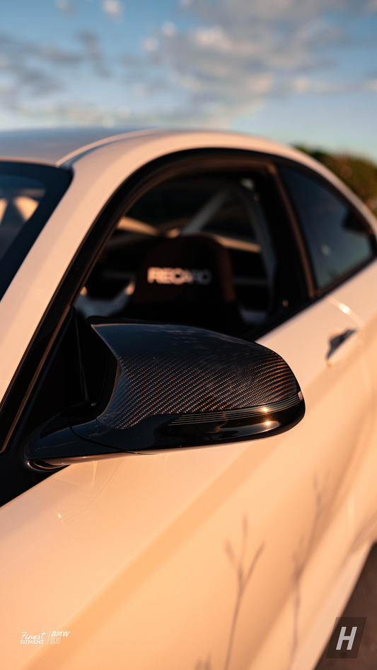 Performance V2 Dry Carbon Fiber Mirror Caps - F80 M3 | F82 / F83 M4 | F87 M2C