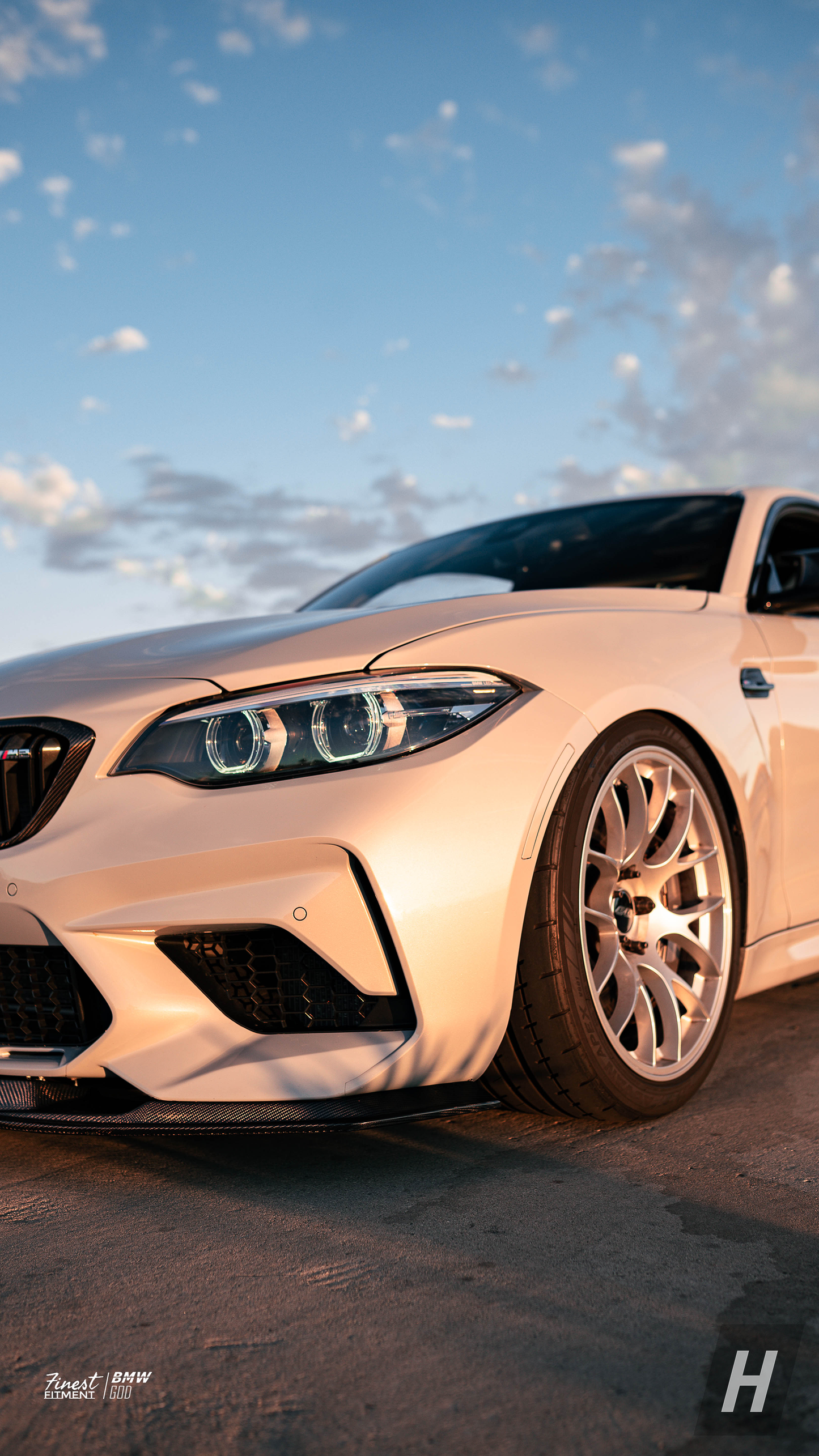 GTS V1 Carbon Fiber Front Lip - F87 M2C