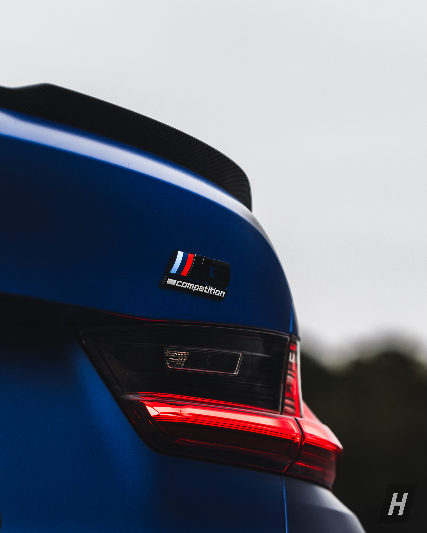 OEM BMW Competition Gloss Black Emblem - G80 M3