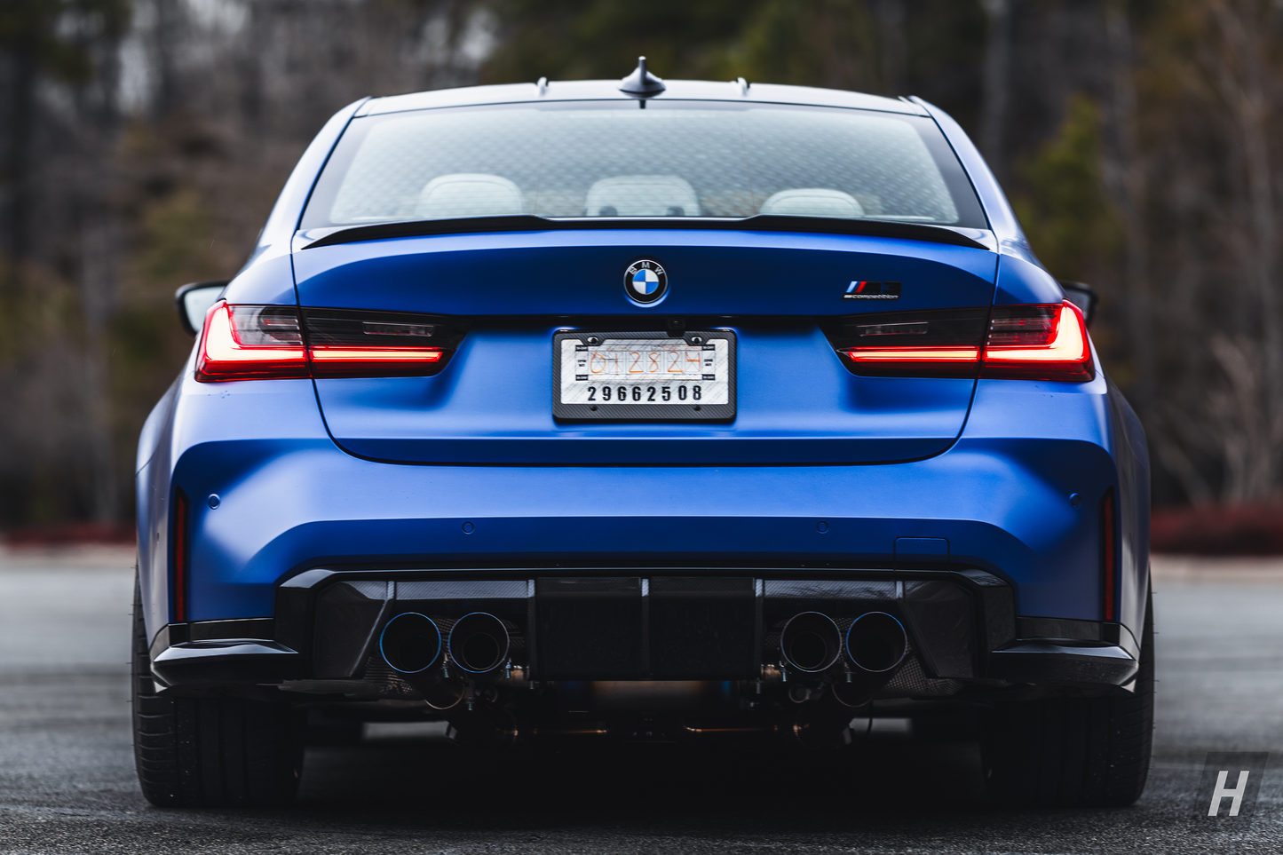 OEM BMW Competition Gloss Black Emblem - G80 M3