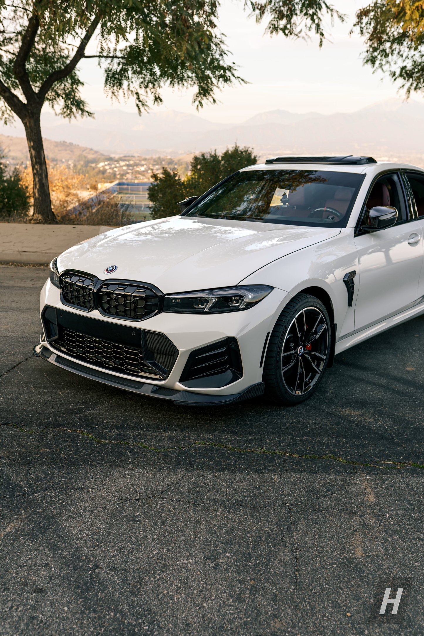 Carbon Fiber Front Bumper Trim - G20 3-Series LCI