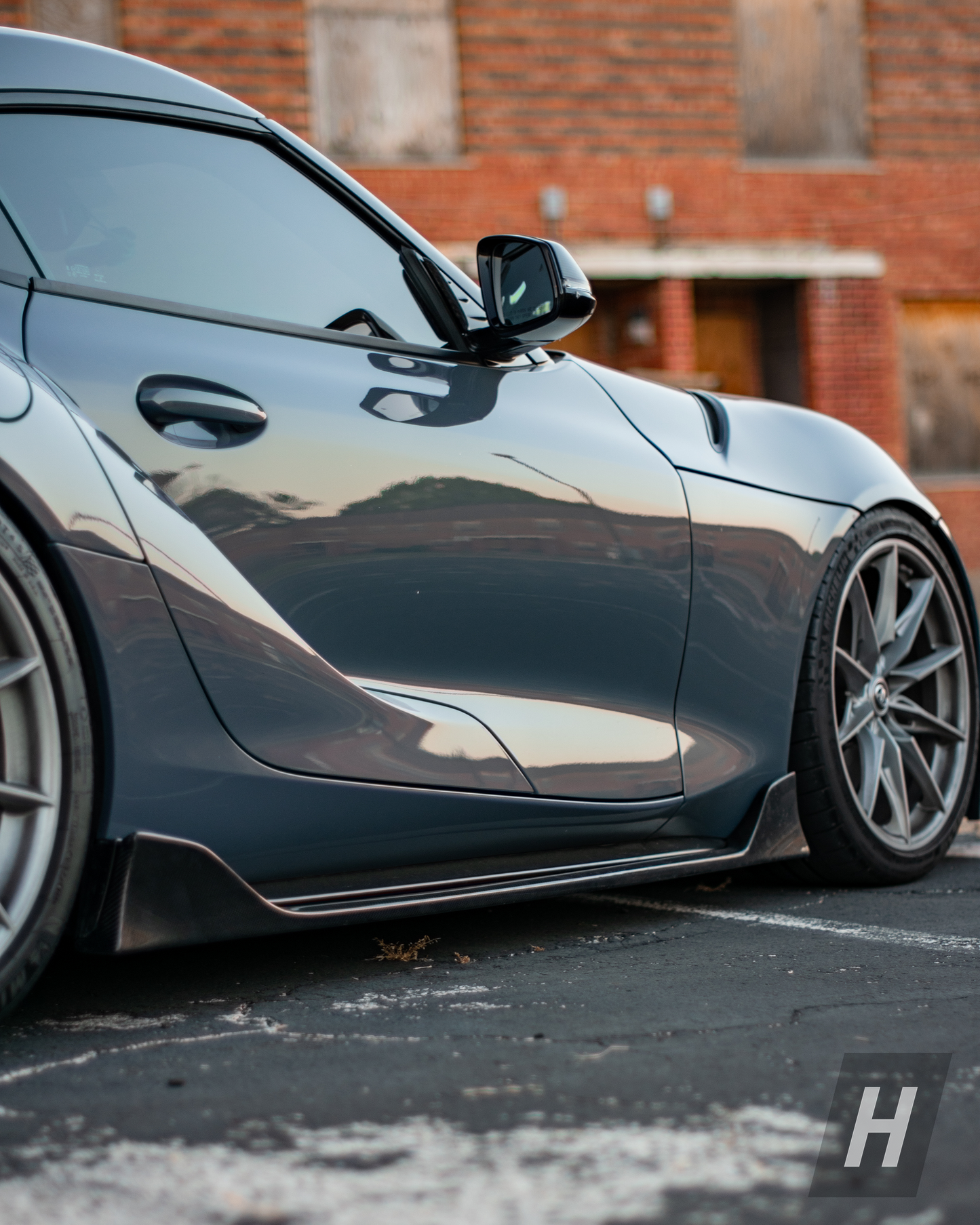 AG1 Carbon Fiber Side Skirt Extensions - A90 Supra