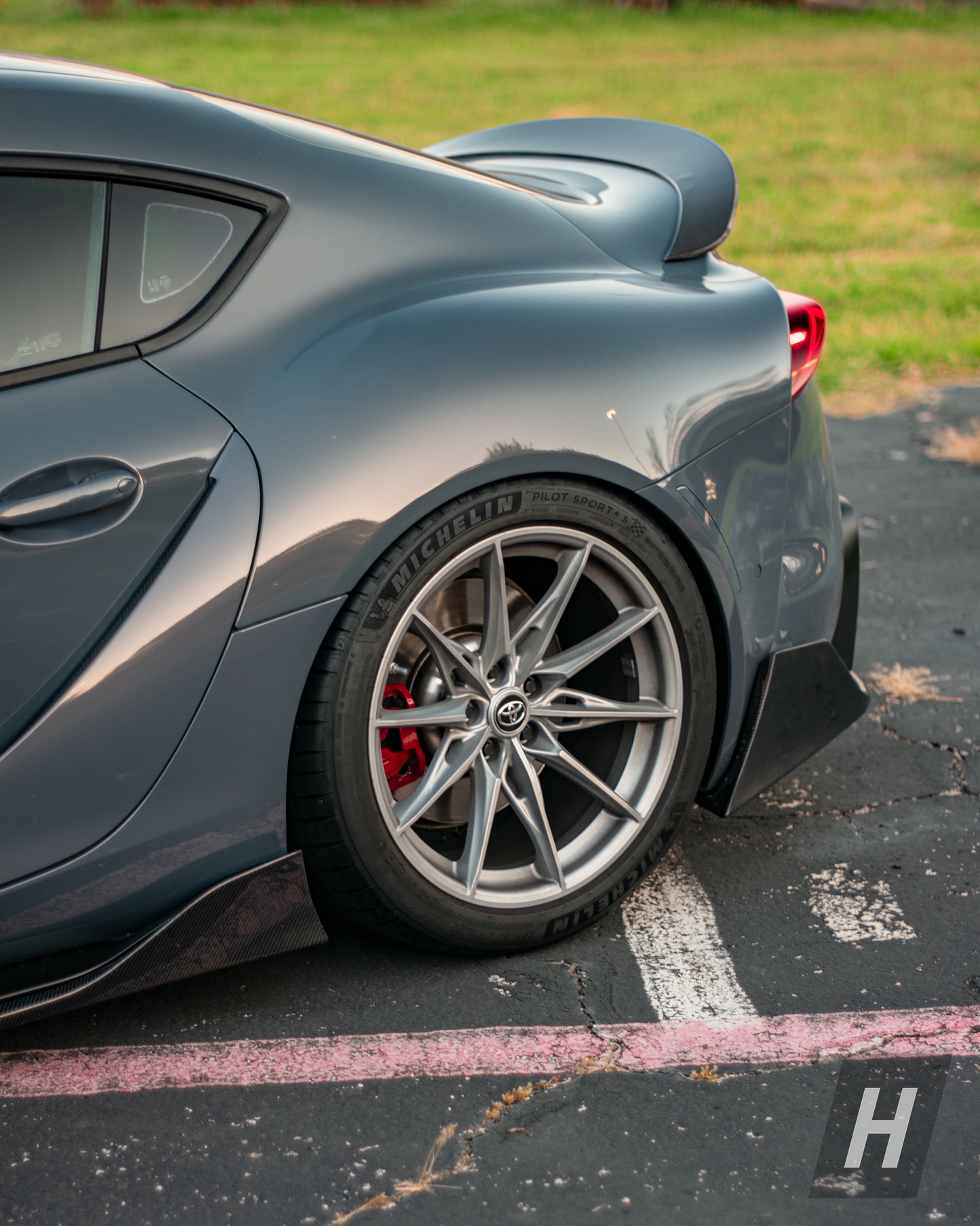 AG1 Carbon Fiber Rear Spats / Spoilers - A90 Supra