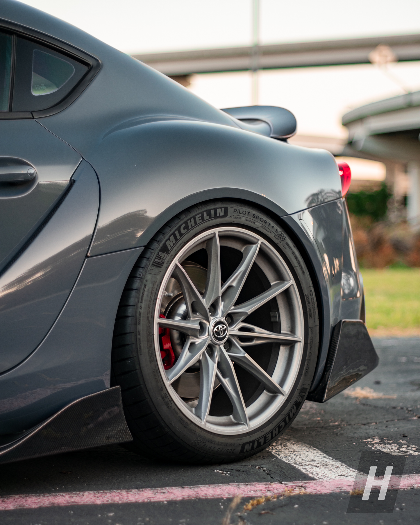 AG1 Carbon Fiber Rear Spats / Spoilers - A90 Supra
