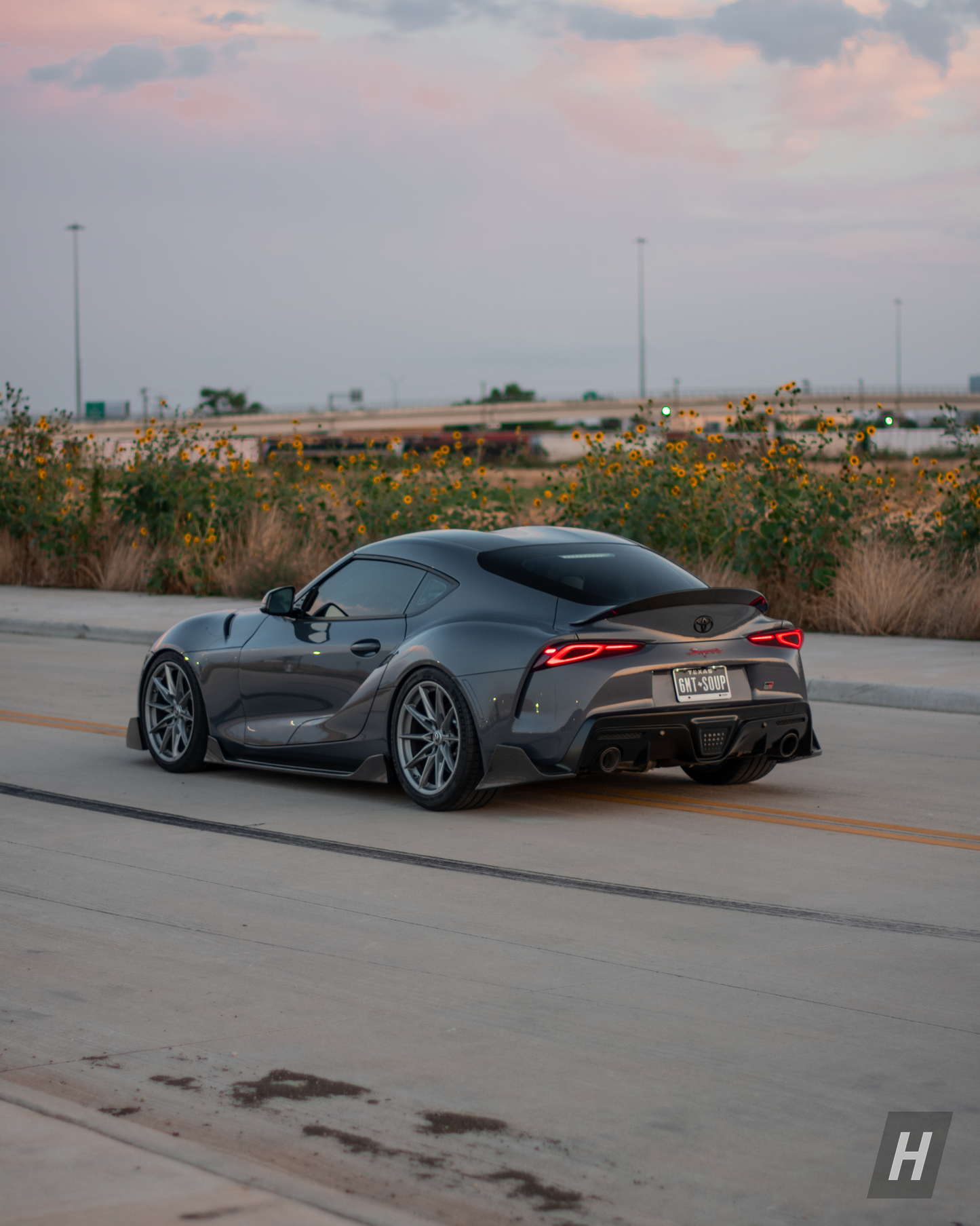 AG1 Carbon Fiber Rear Spats / Spoilers - A90 Supra