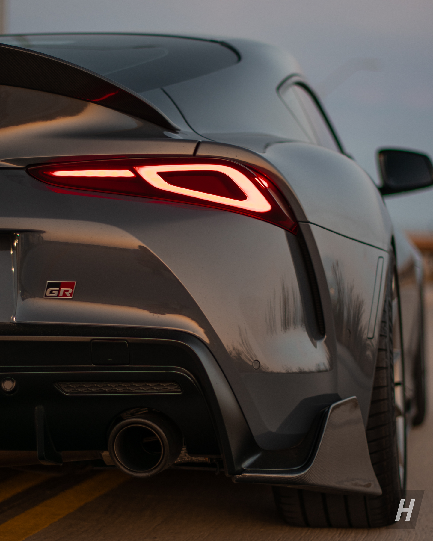 AG1 Carbon Fiber Rear Spats / Spoilers - A90 Supra