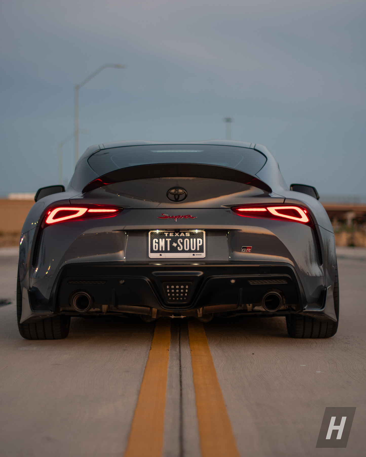 AG1 Carbon Fiber Rear Spats / Spoilers - A90 Supra
