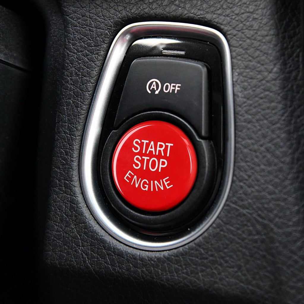 Gloss Red Push Start Stop Button - BMW F-Chassis Vehicles