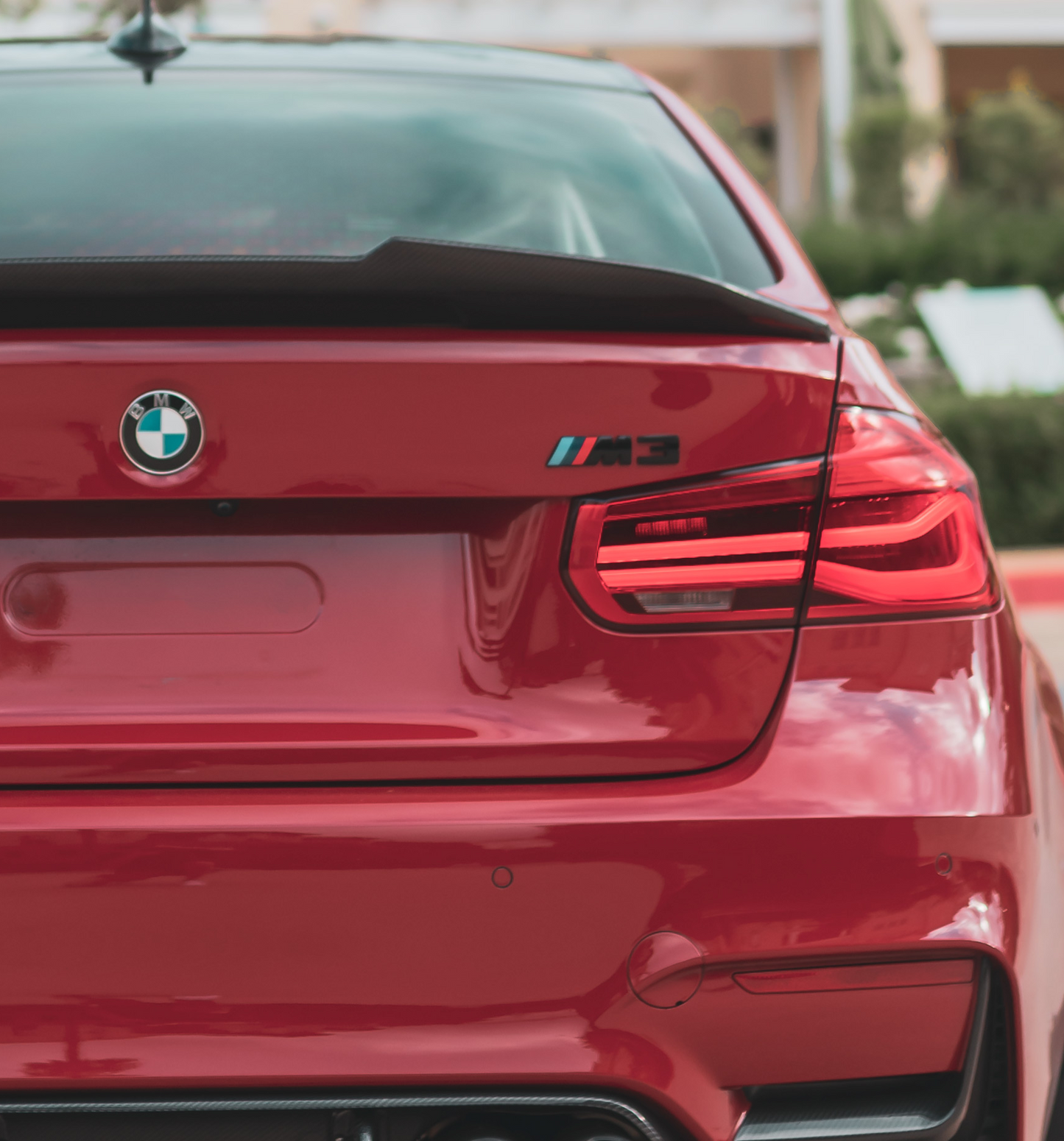 OEM BMW 'M3' Trunk Emblem (Gloss Black) - F80 M3