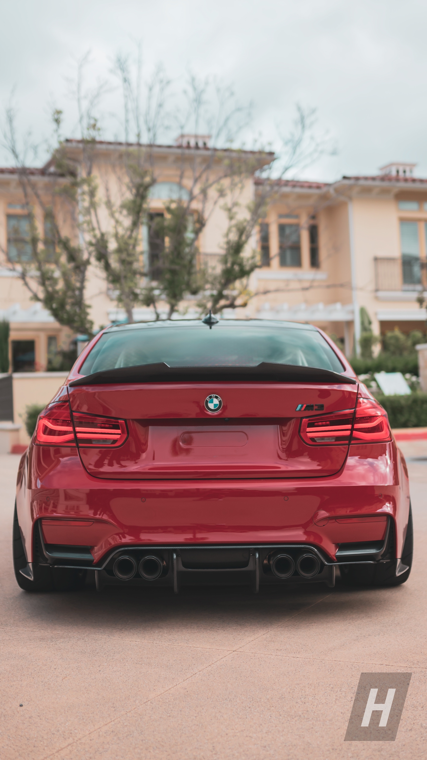 P Style V2 Dry Carbon Fiber Trunk Lip Spoiler - F80 M3 | F30 3-SERIES