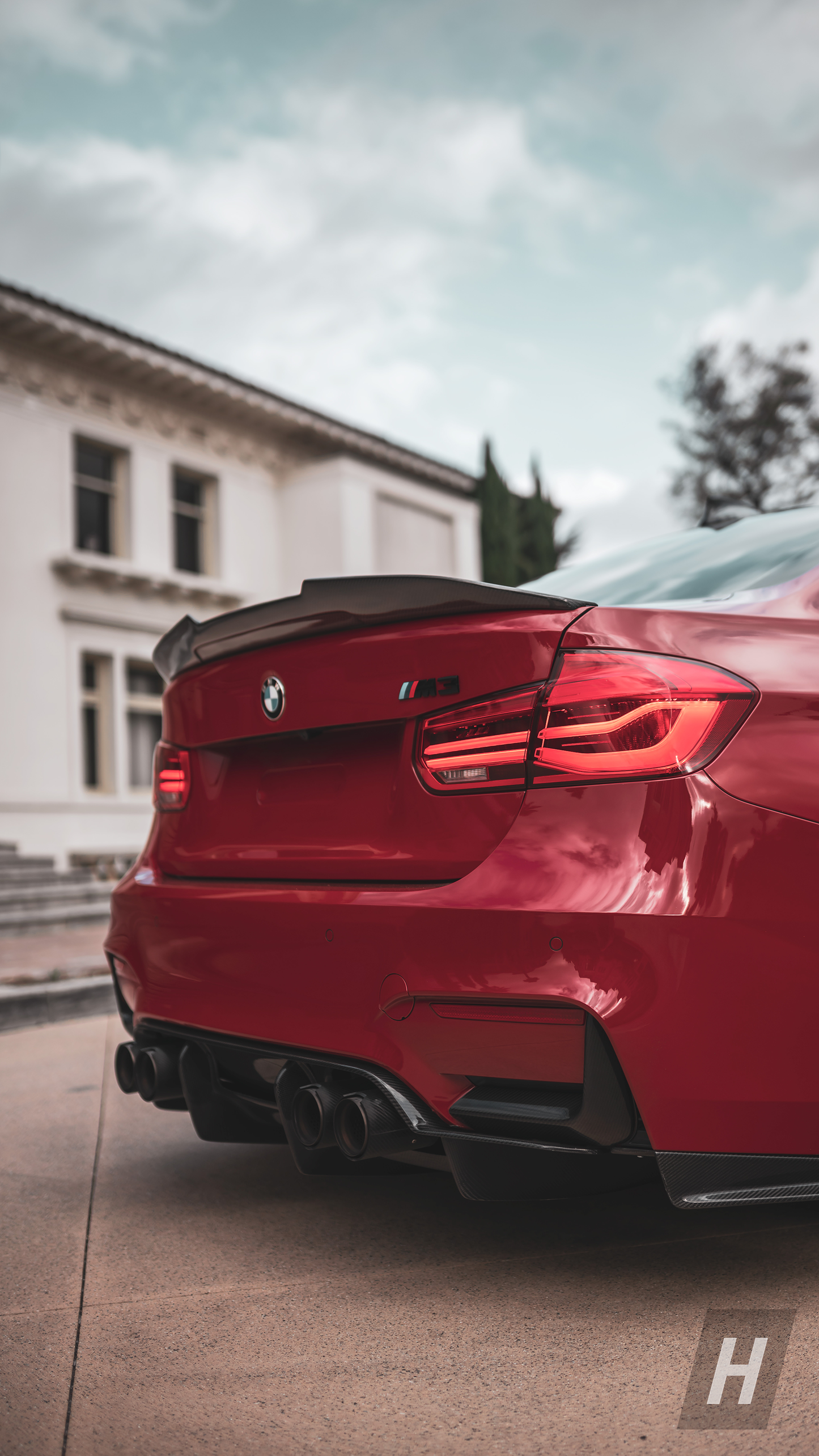 OEM BMW 'M3' Trunk Emblem (Gloss Black) - F80 M3