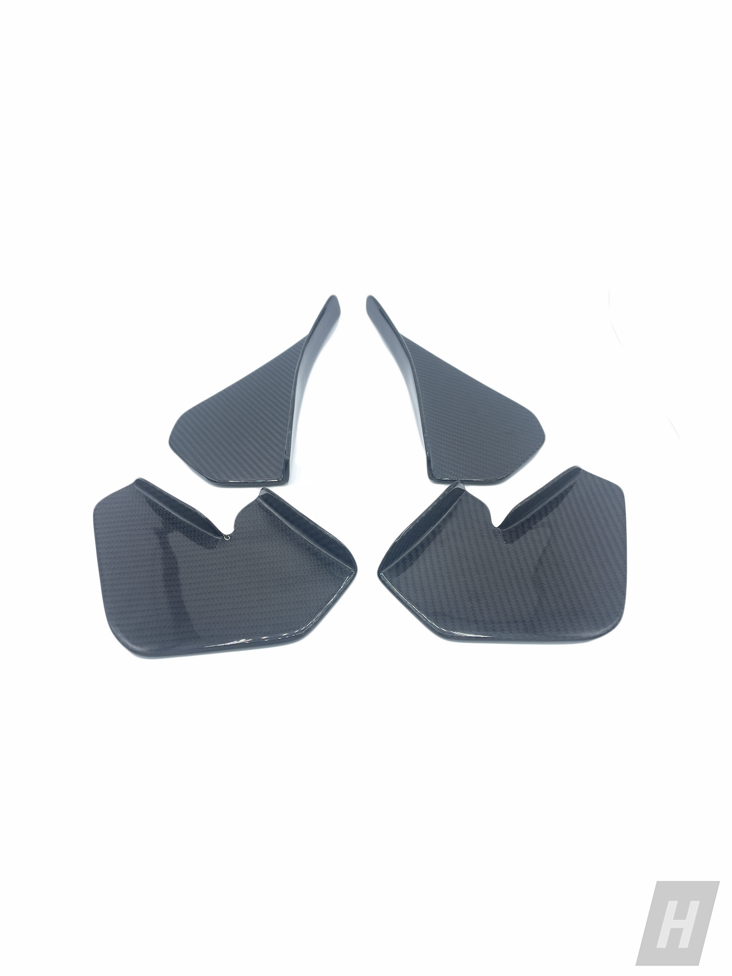 GT4 V1 Carbon Fiber Front Bumper Canards - F80 M3 | F82 / F83 M4