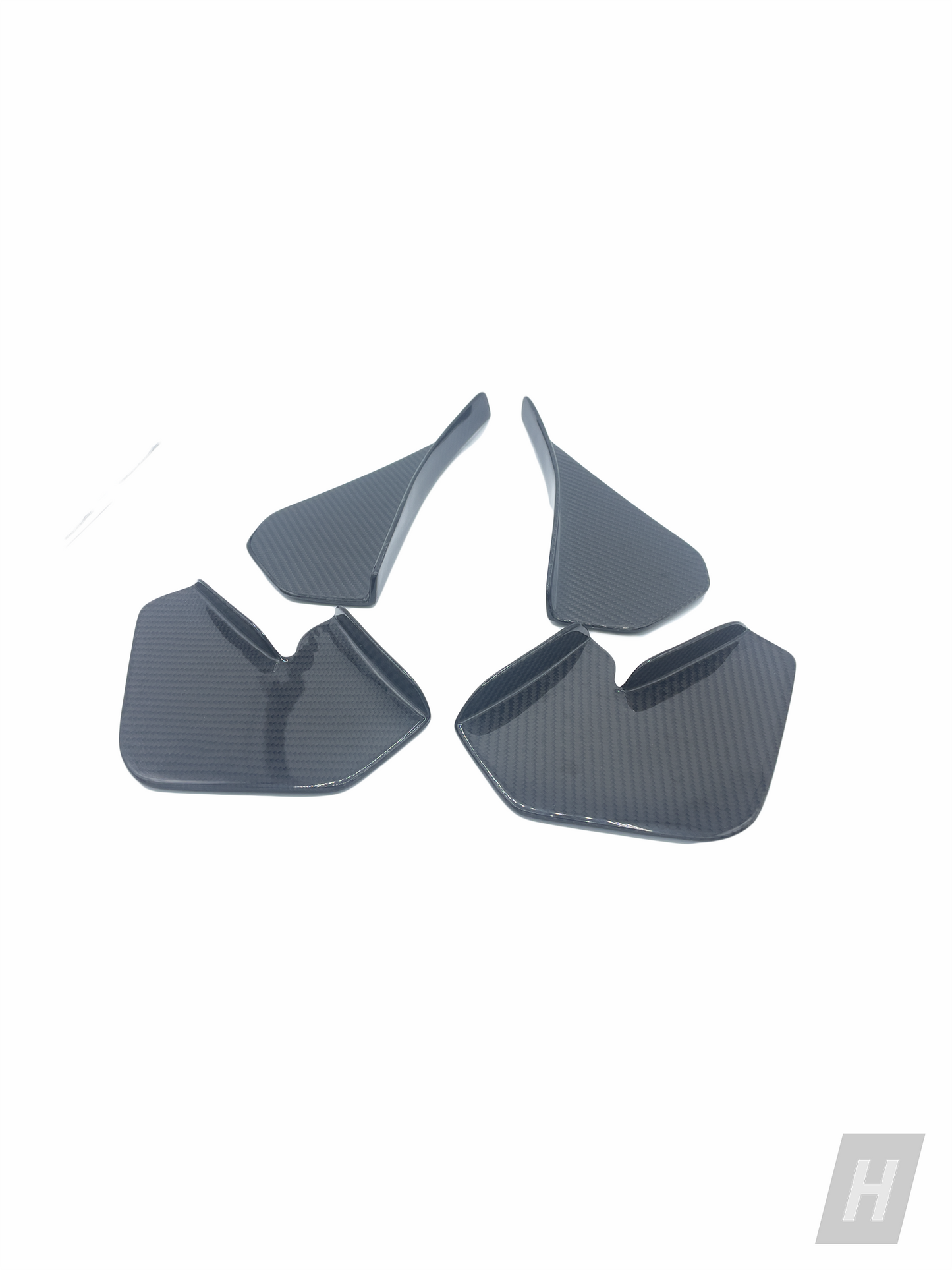 GT4 V1 Carbon Fiber Front Bumper Canards - F80 M3 | F82 / F83 M4