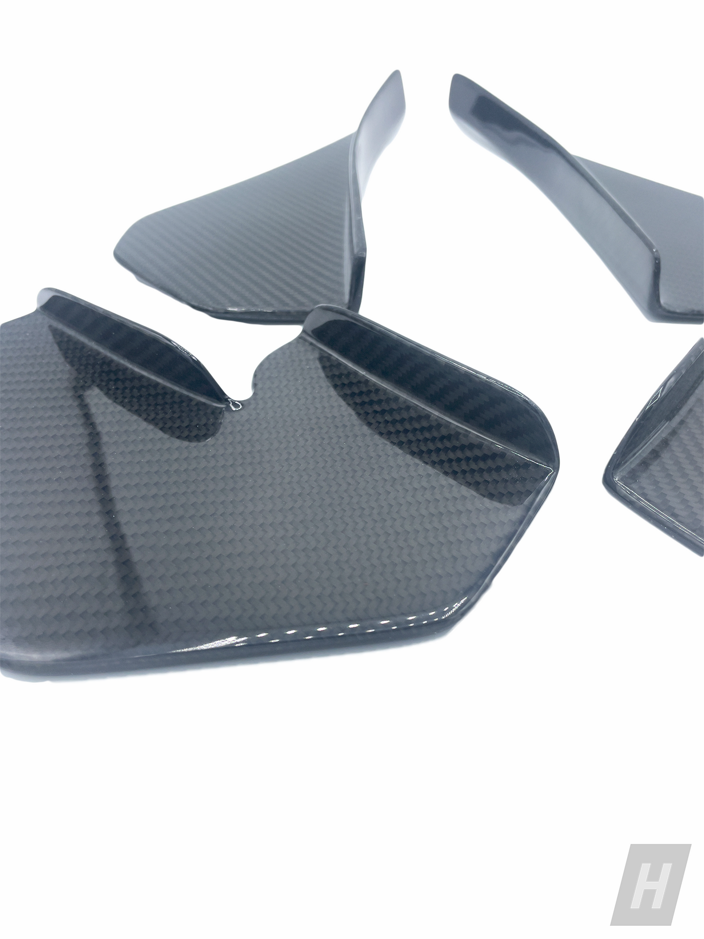 GT4 V1 Carbon Fiber Front Bumper Canards - F80 M3 | F82 / F83 M4