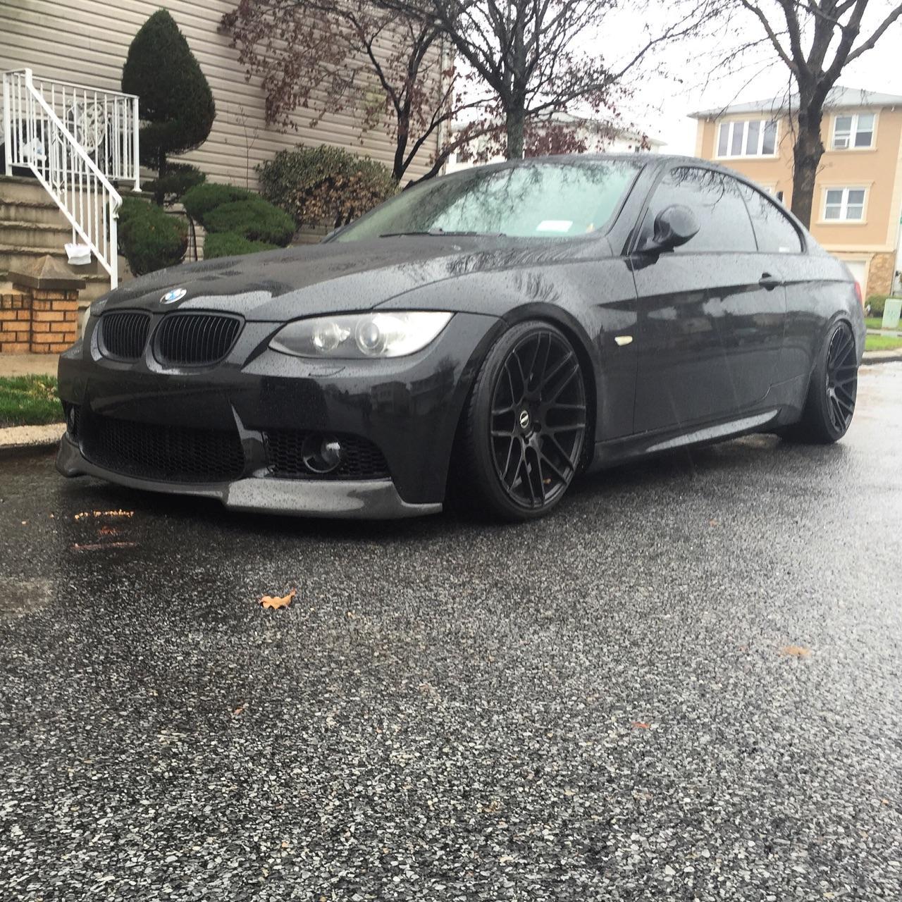 AP V1 CARBON FIBER FRONT LIP - E90 3-SERIES (M-TECH M3 STYLE BUMPER)