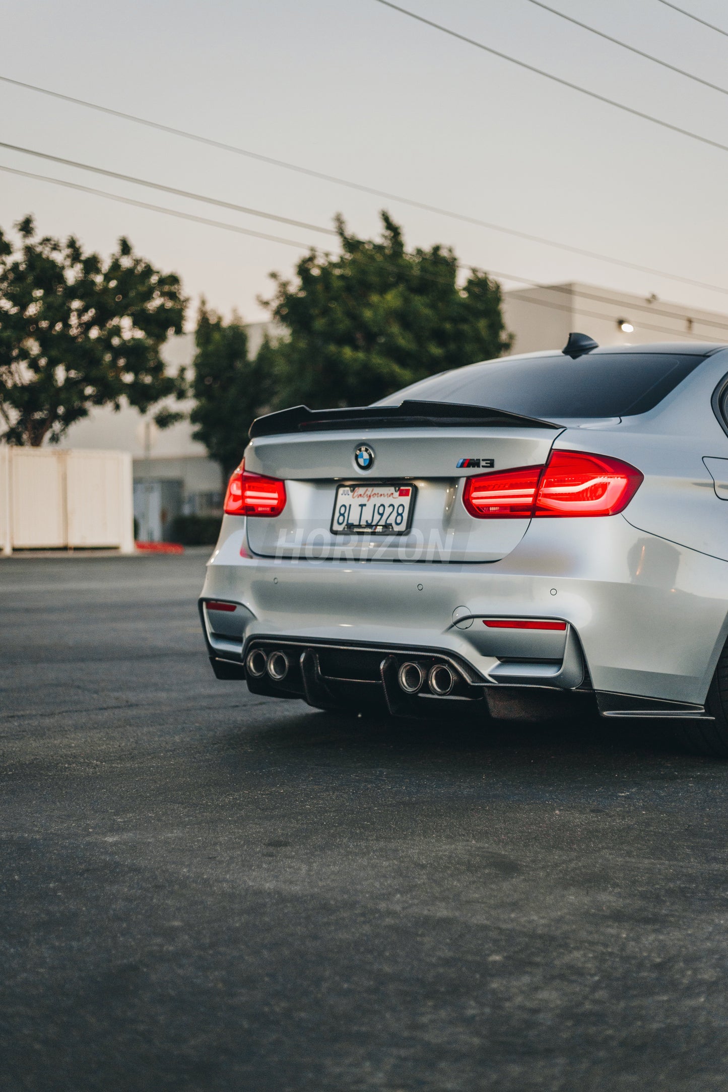 P Style Carbon Fiber Diffuser w/ Carbon Undertray - F80 M3 | F82/F83 M4