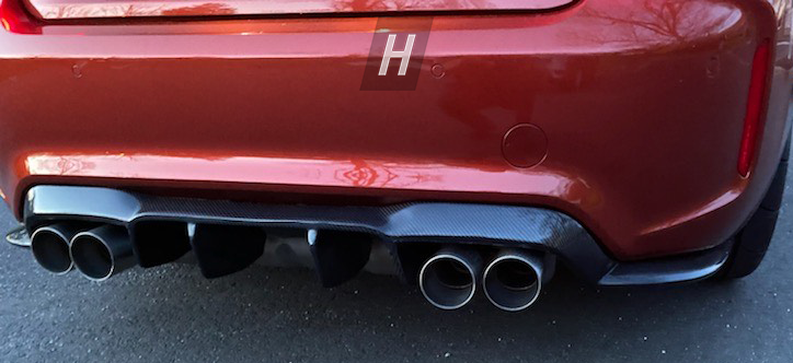 GP Carbon Fiber 3-Piece Diffuser - F87 M2 / M2C
