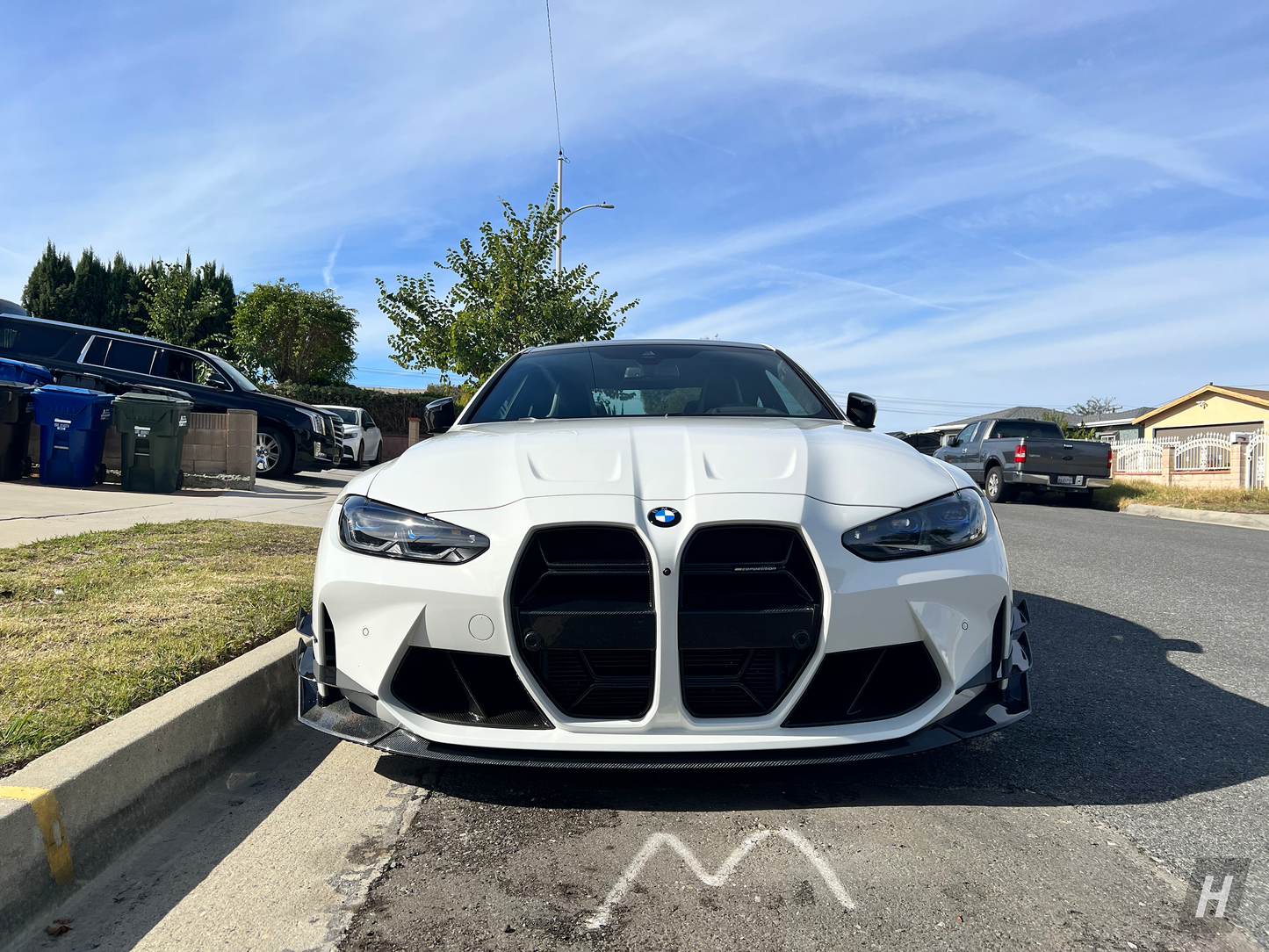 CSL Style V1 3-Piece Dry Carbon Fiber Front Lip - G80 M3 | G82 / G83 M4