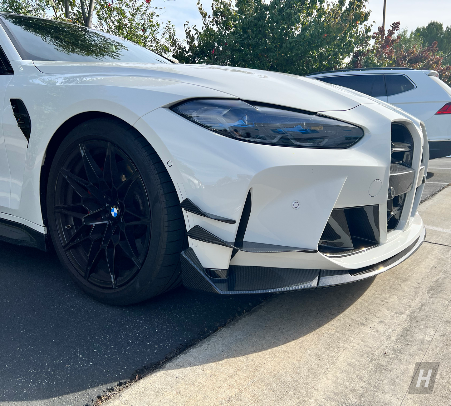 CSL Style V1 3-Piece Dry Carbon Fiber Front Lip - G80 M3 | G82 / G83 M4