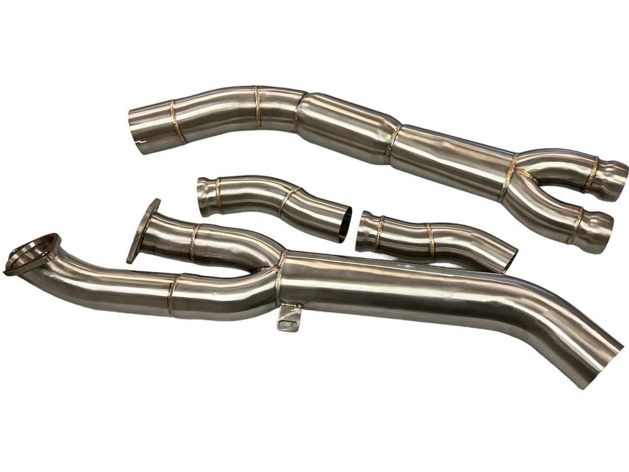 MAD S58 Resonated Single Midpipe (Brace Included) - G80 M3 | G82 / G83 M4