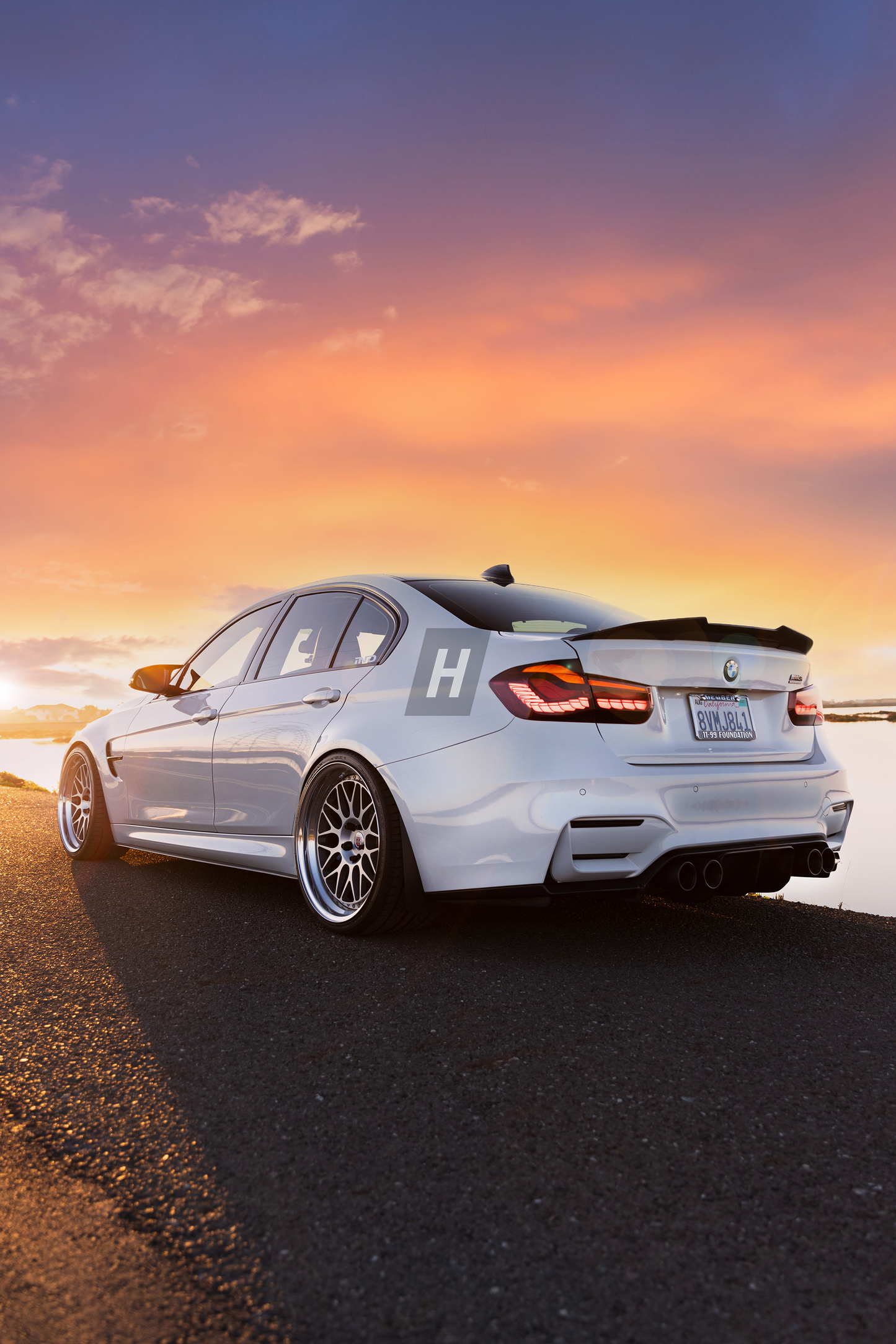 P Style V2 Dry Carbon Fiber Trunk Lip Spoiler - F80 M3 | F30 3-SERIES