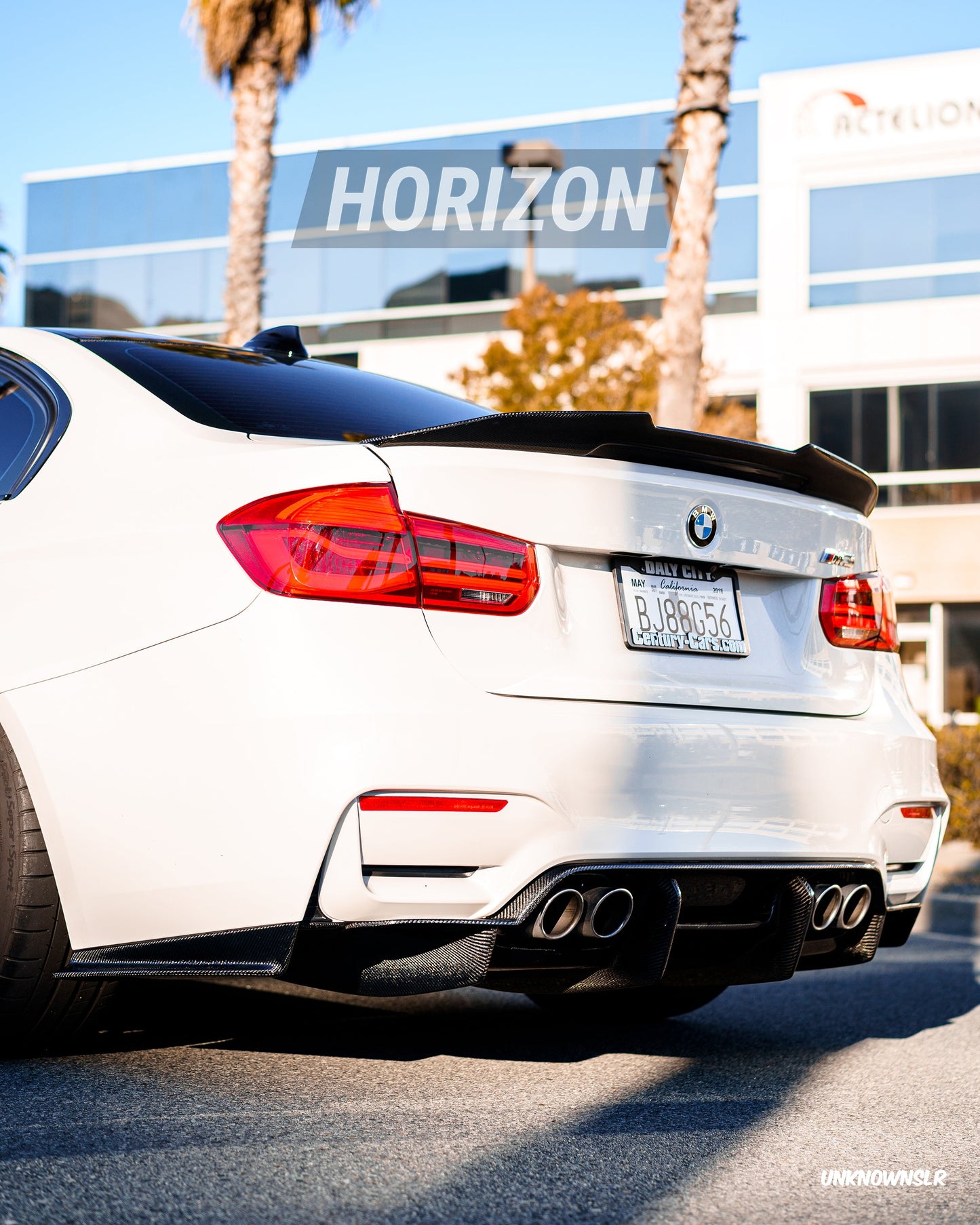 P Style V2 Dry Carbon Fiber Trunk Lip Spoiler - F80 M3 | F30 3-SERIES