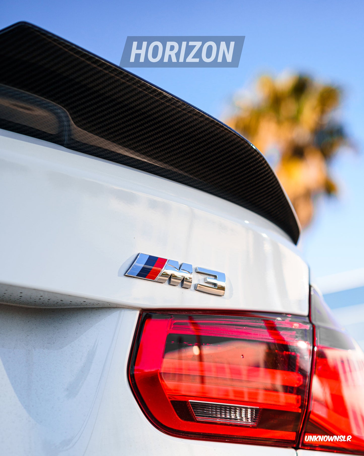 P Style V2 Dry Carbon Fiber Trunk Lip Spoiler - F80 M3 | F30 3-SERIES