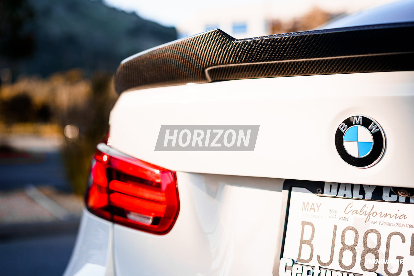 P Style V2 Dry Carbon Fiber Trunk Lip Spoiler - F80 M3 | F30 3-SERIES