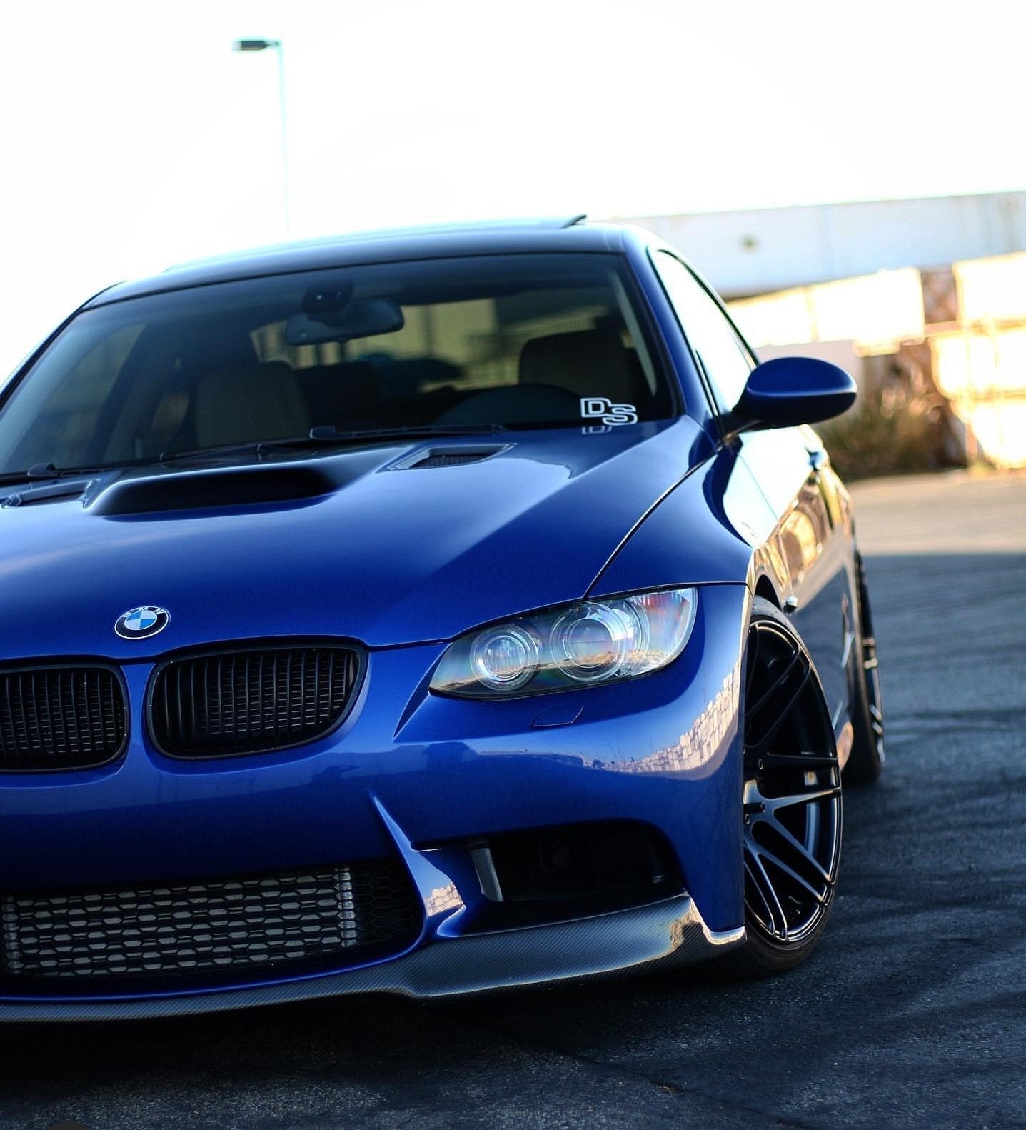 AP V1 CARBON FIBER FRONT LIP - E90 3-SERIES (M-TECH M3 STYLE BUMPER)