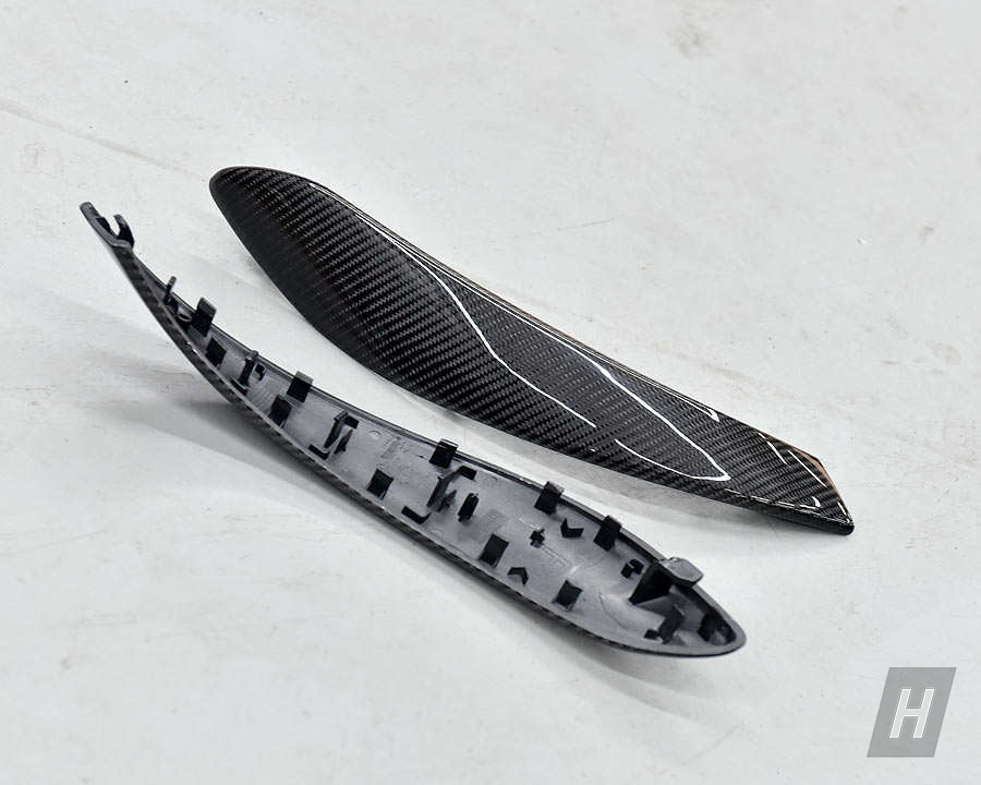 Carbon Fiber Interior Door Handle Replacements - F80 M3 | F82 M4 | F30 3-Series | F32 4-Series
